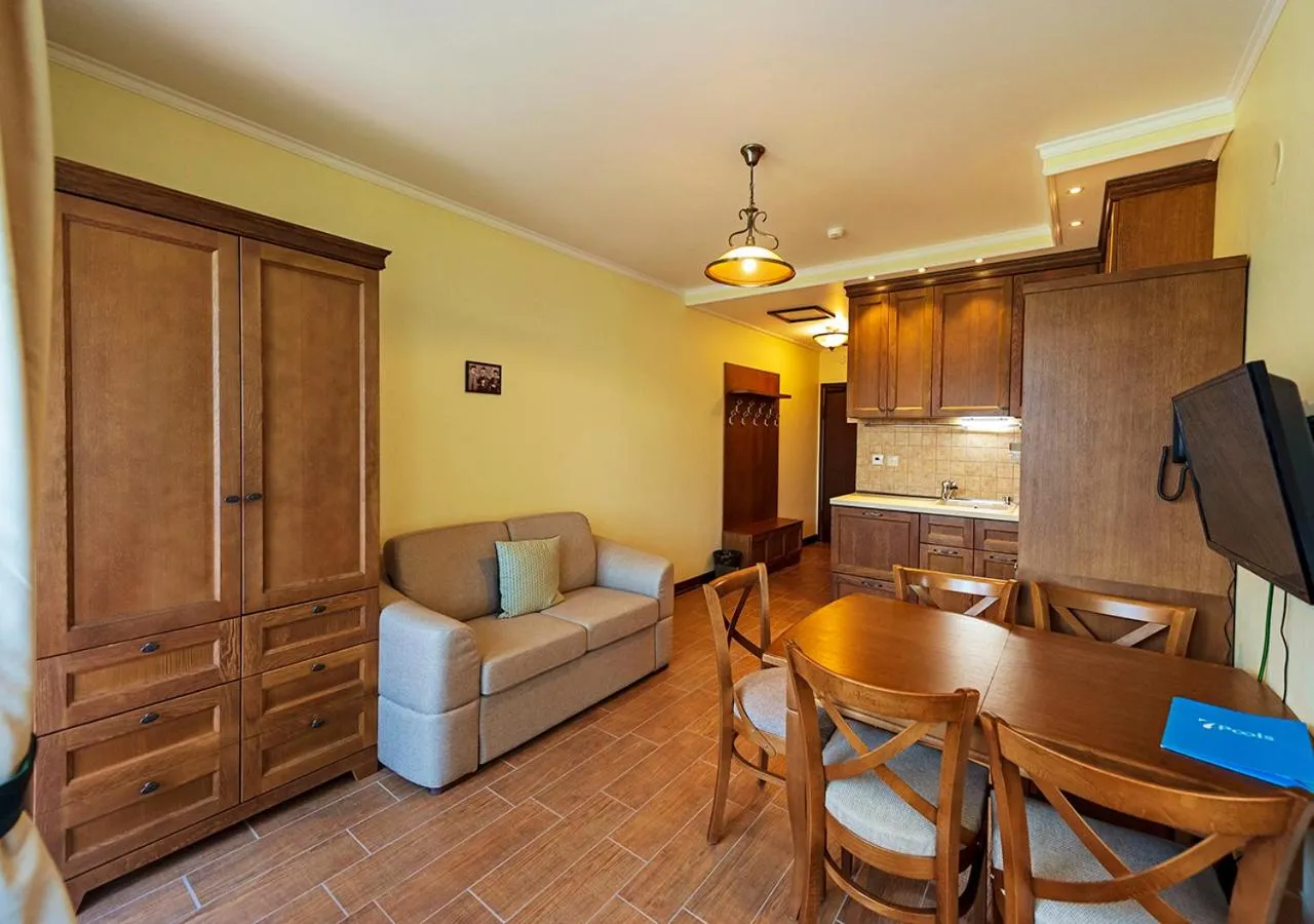 Kitchen or kitchenette in 7 Pools SPA Boutique Hotel