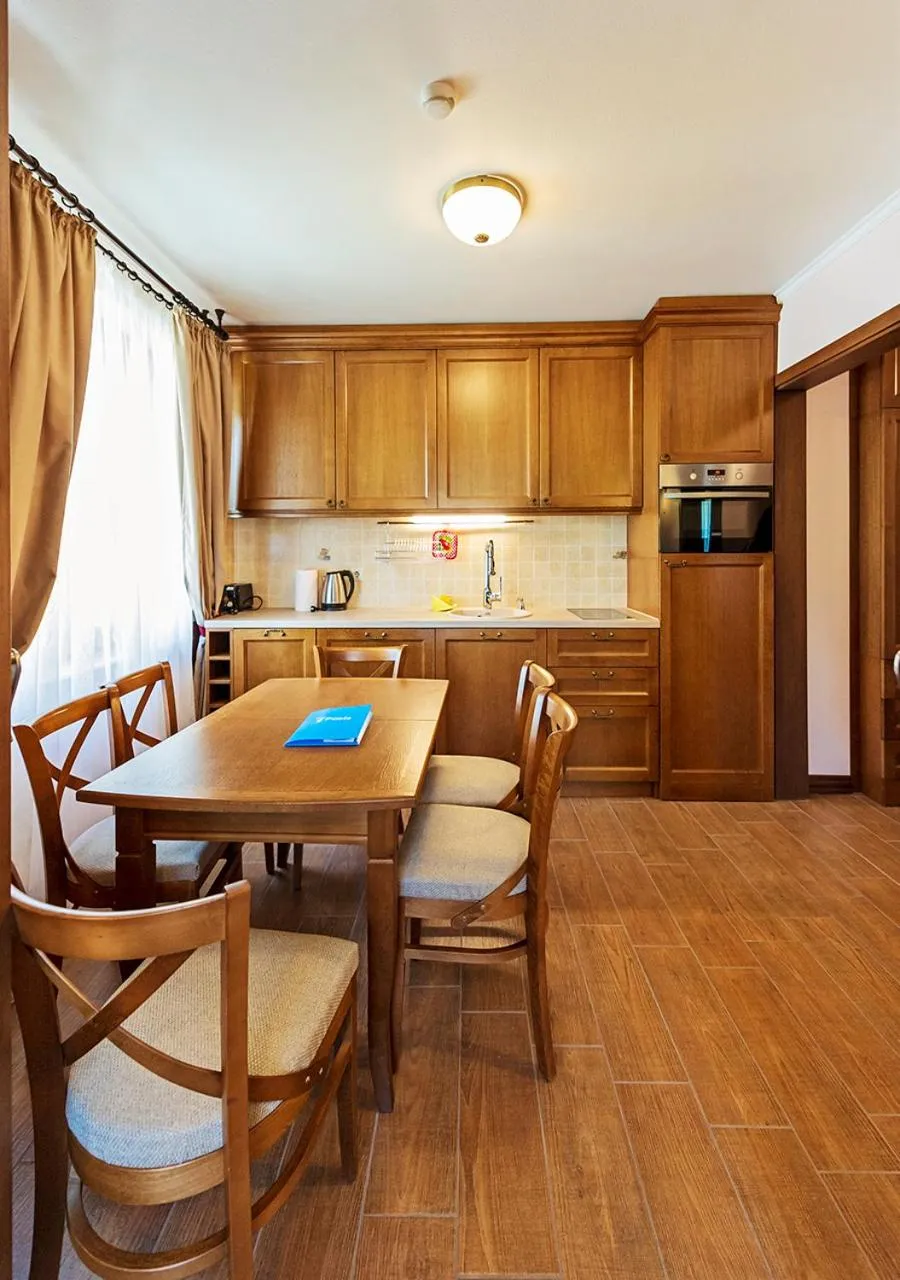 Kitchen or kitchenette in 7 Pools SPA Boutique Hotel