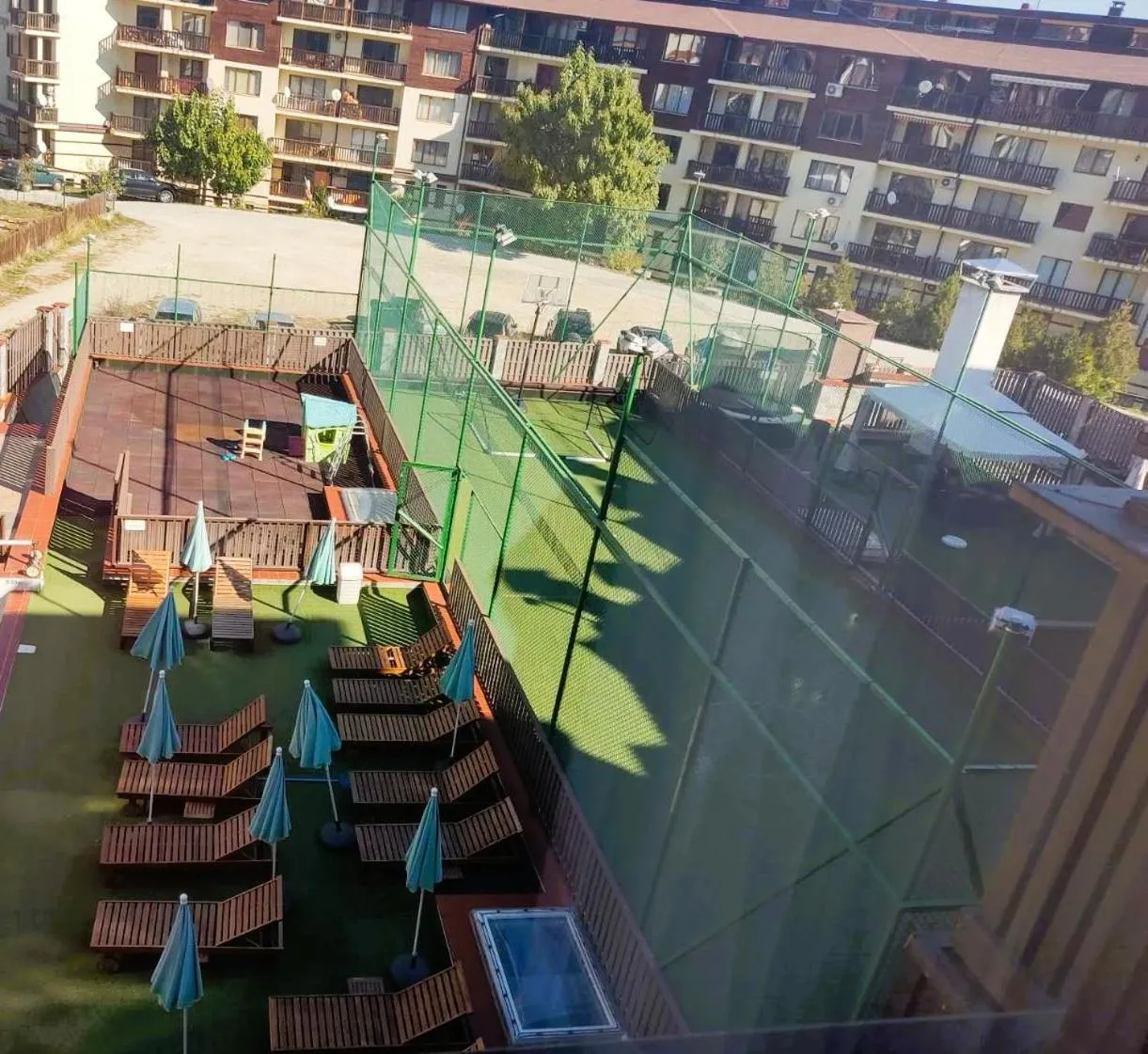 Inner courtyard view in 7 Pools SPA Boutique Hotel