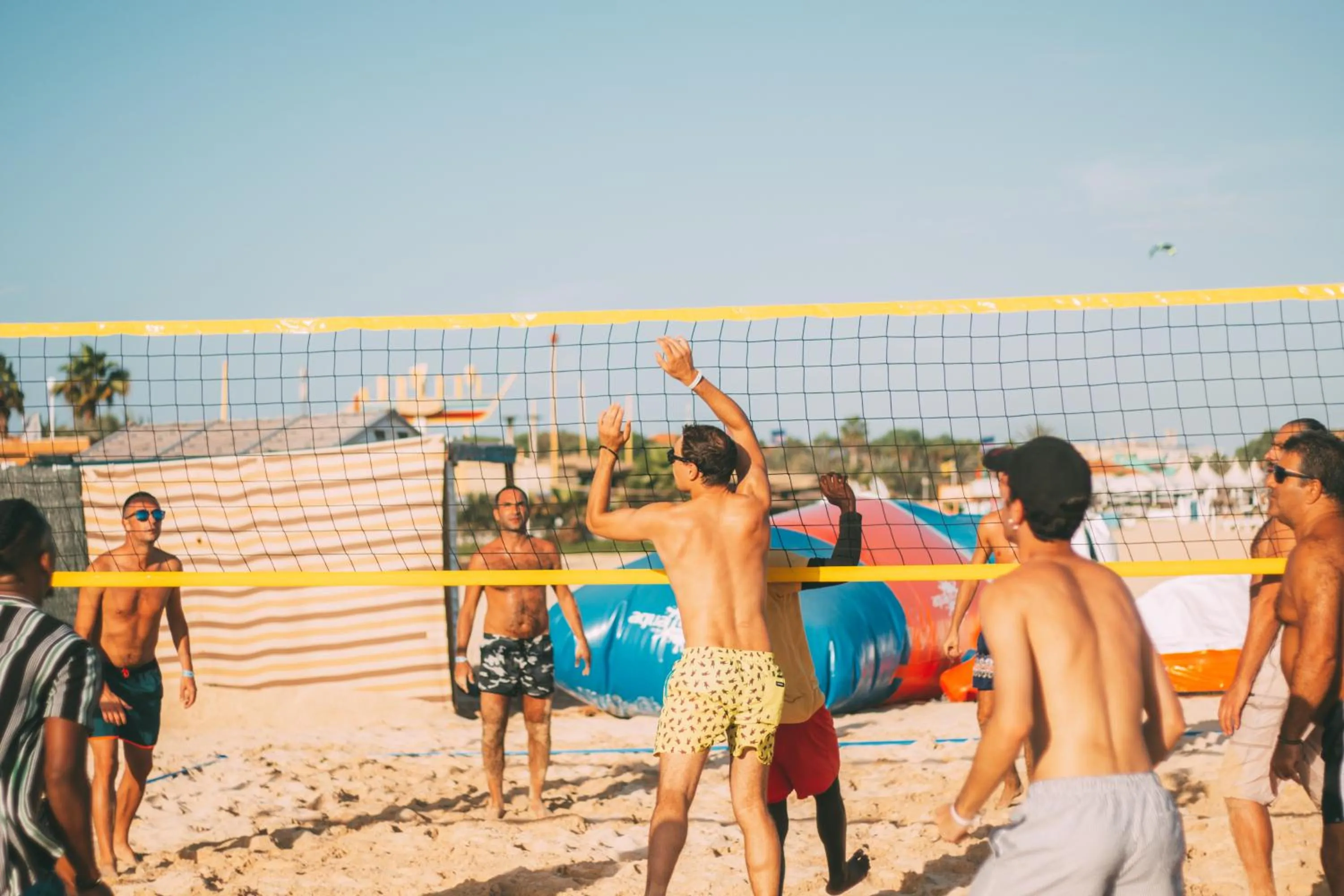 People in Halos Casa Resort