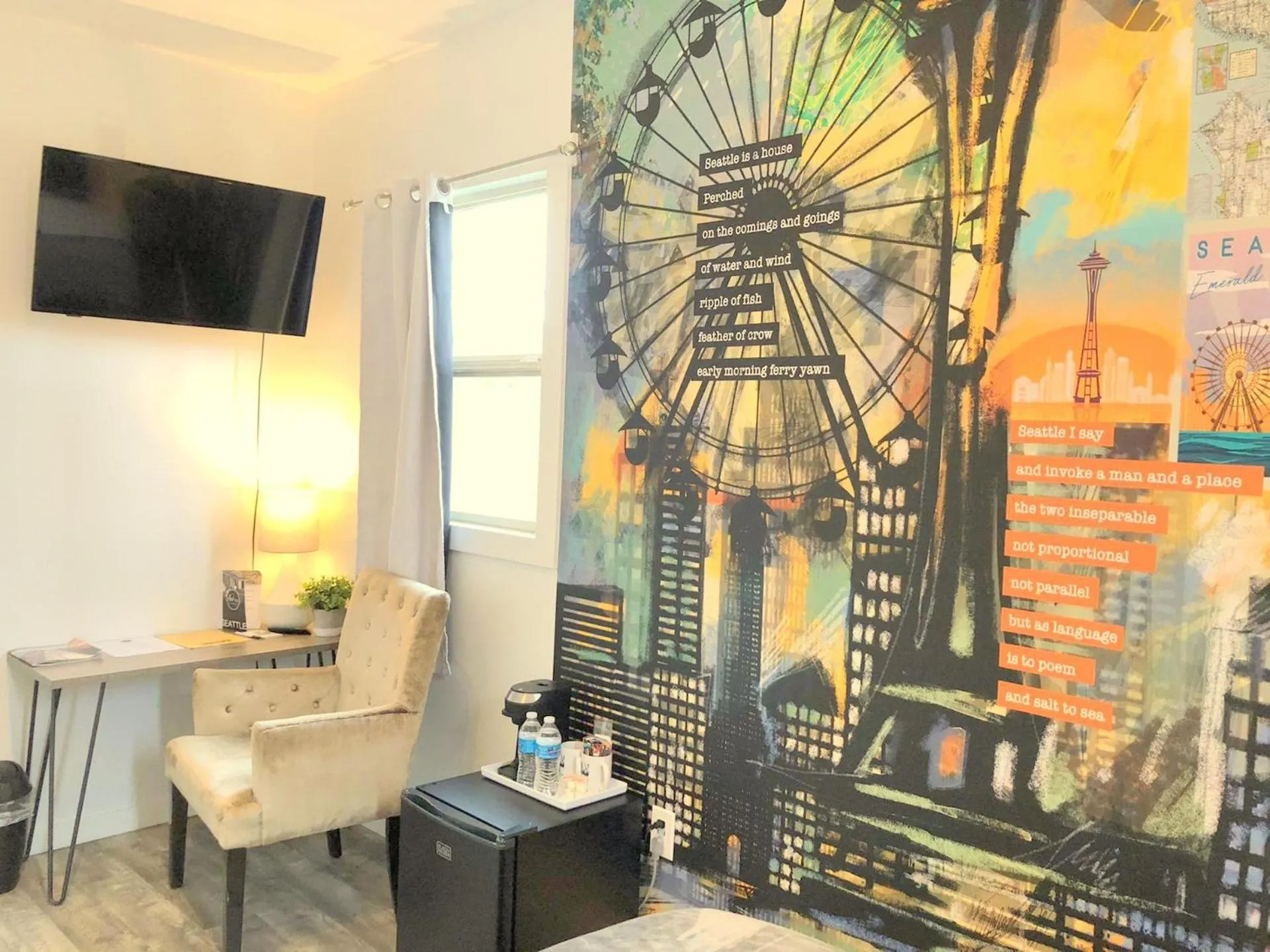 Decorative detail in The ART INN Seattle