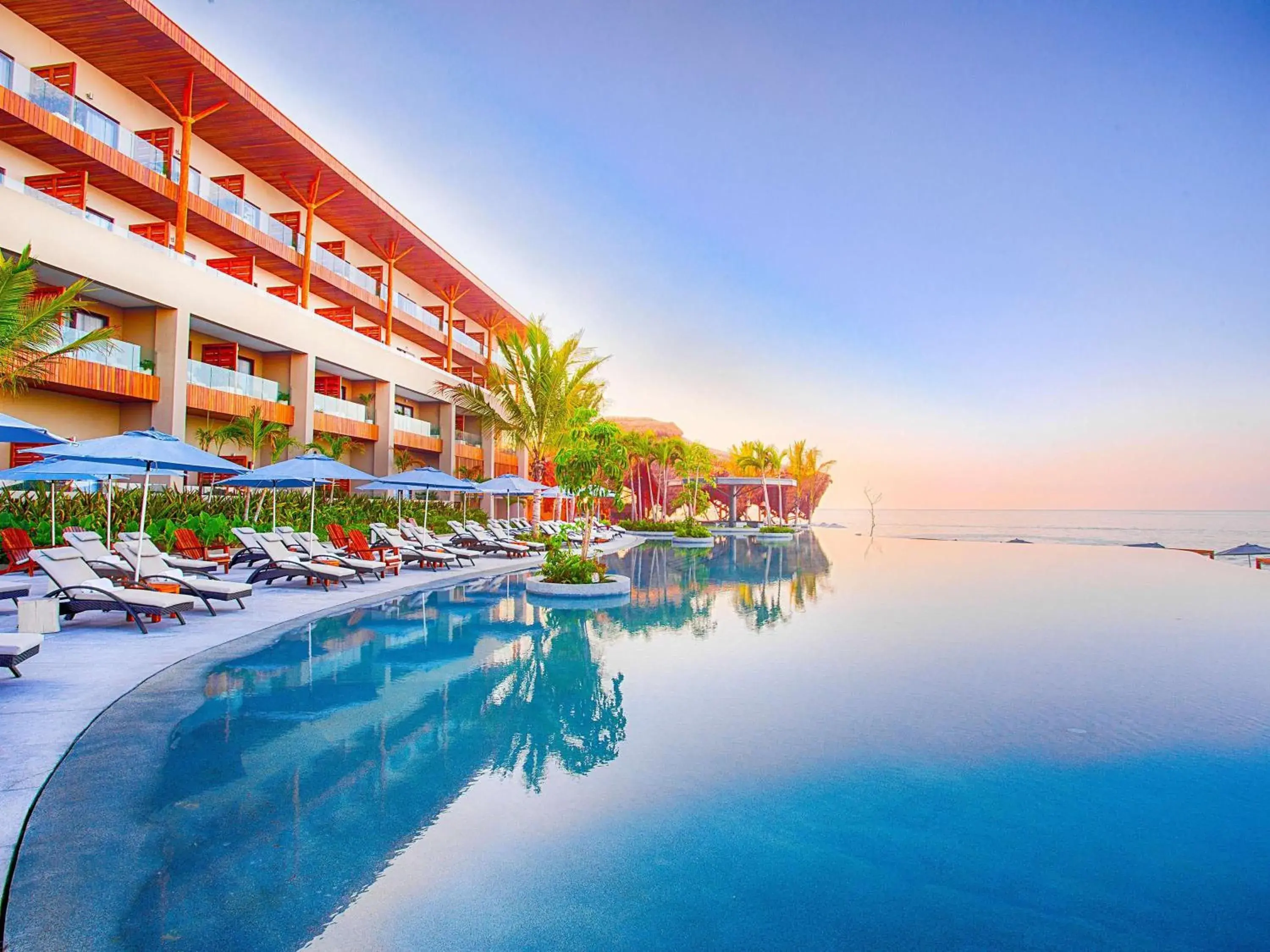 Pool view in Armony Marival Resort & Spa Punta de Mita - MGallery collection Pool view in Armony Marival Resort & Spa Punta de Mita - MGallery collection