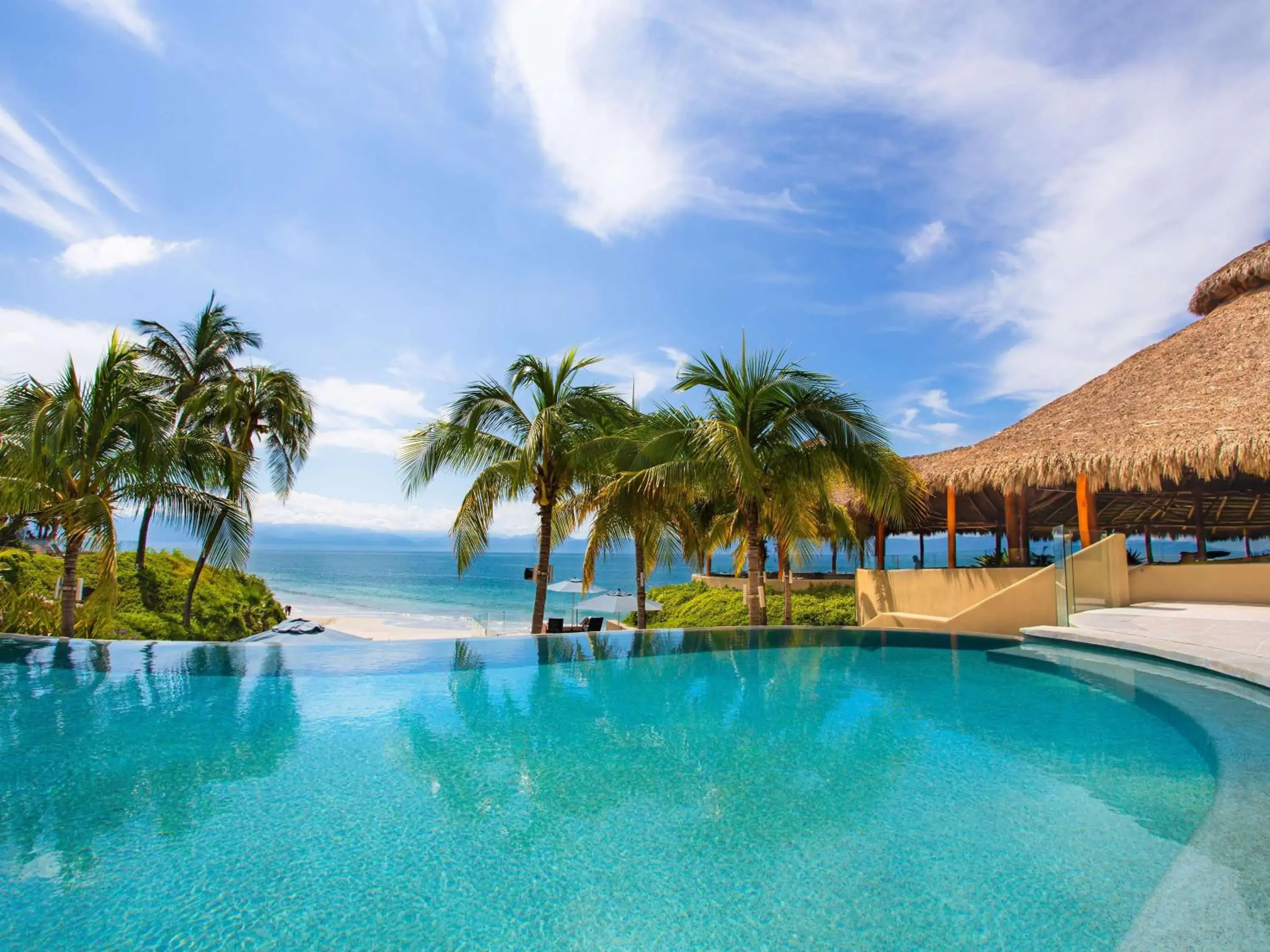 Pool view in Armony Marival Resort & Spa Punta de Mita - MGallery collection Pool view in Armony Marival Resort & Spa Punta de Mita - MGallery collection