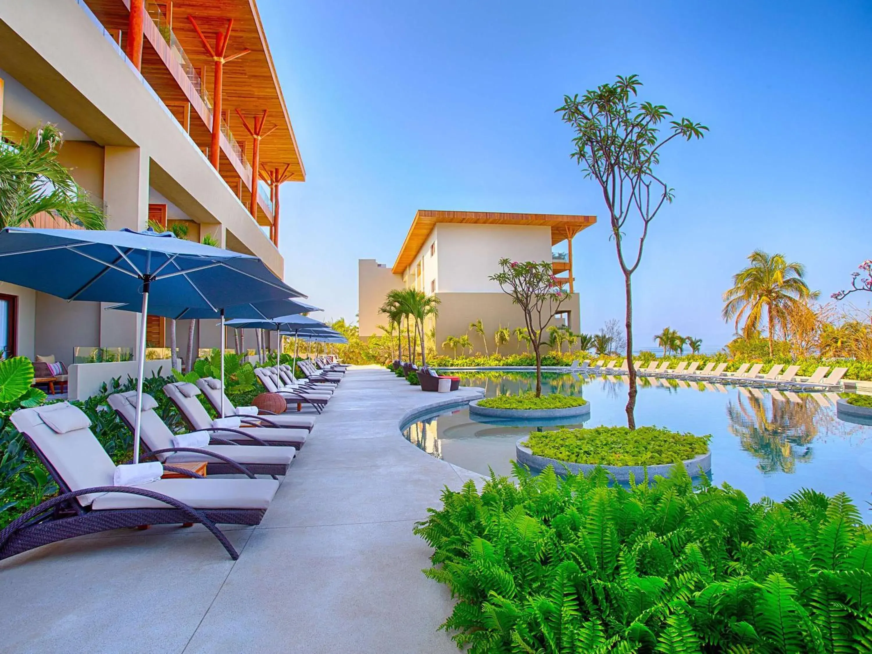 Pool view in Armony Marival Resort & Spa Punta de Mita - MGallery collection Pool view in Armony Marival Resort & Spa Punta de Mita - MGallery collection