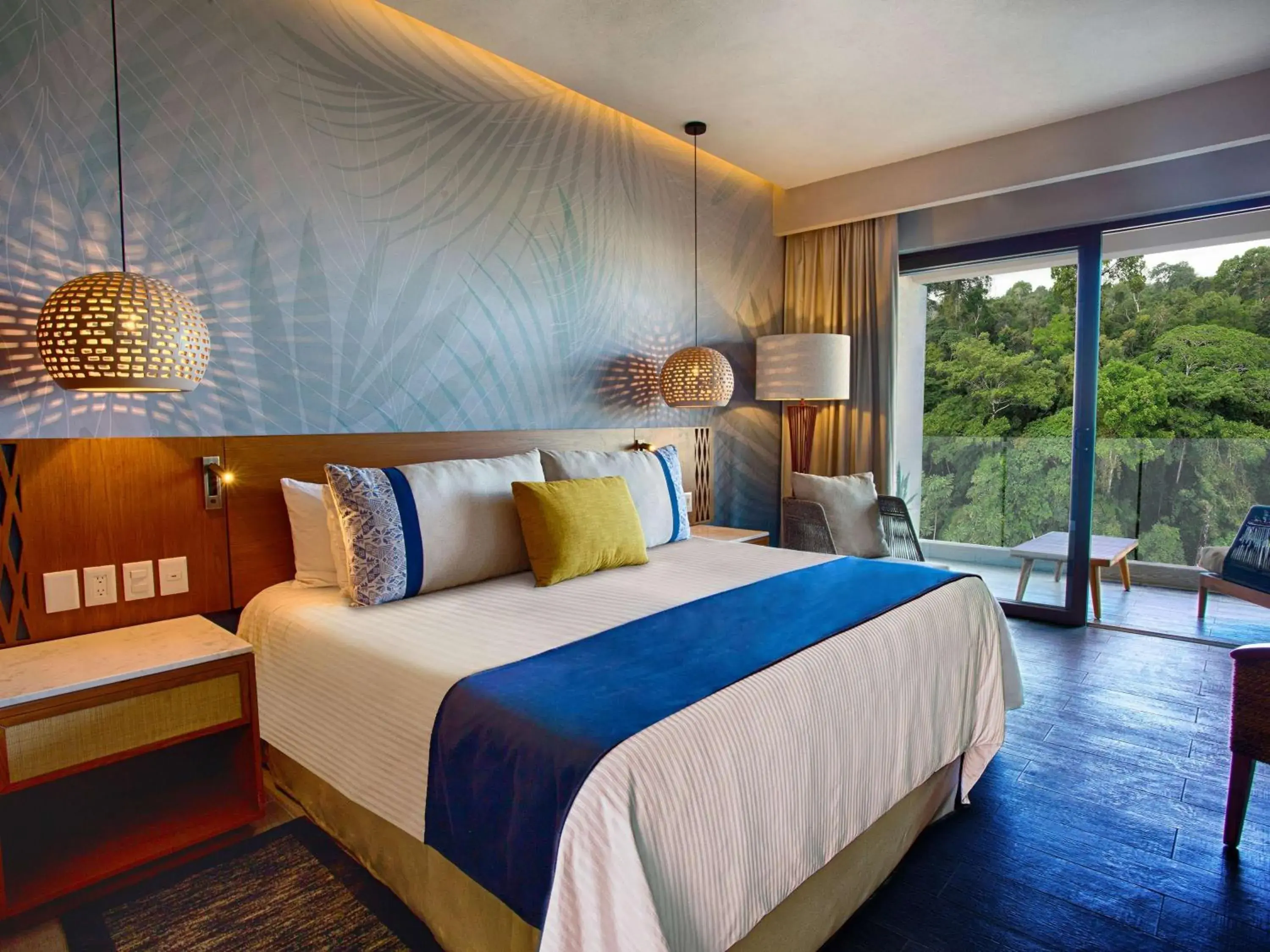 Bedroom, Bed in Armony Marival Resort & Spa Punta de Mita - MGallery collection Bedroom, Bed in Armony Marival Resort & Spa Punta de Mita - MGallery collection
