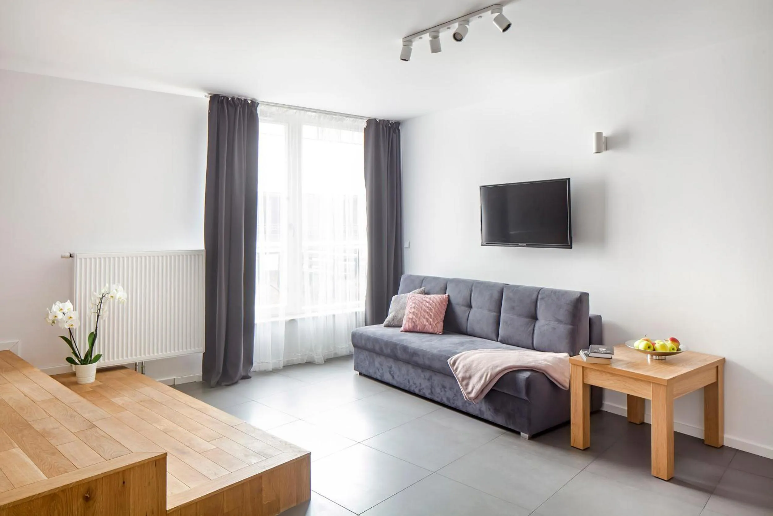 Seating area in Sleepy3city Apartments Batorego 9 II