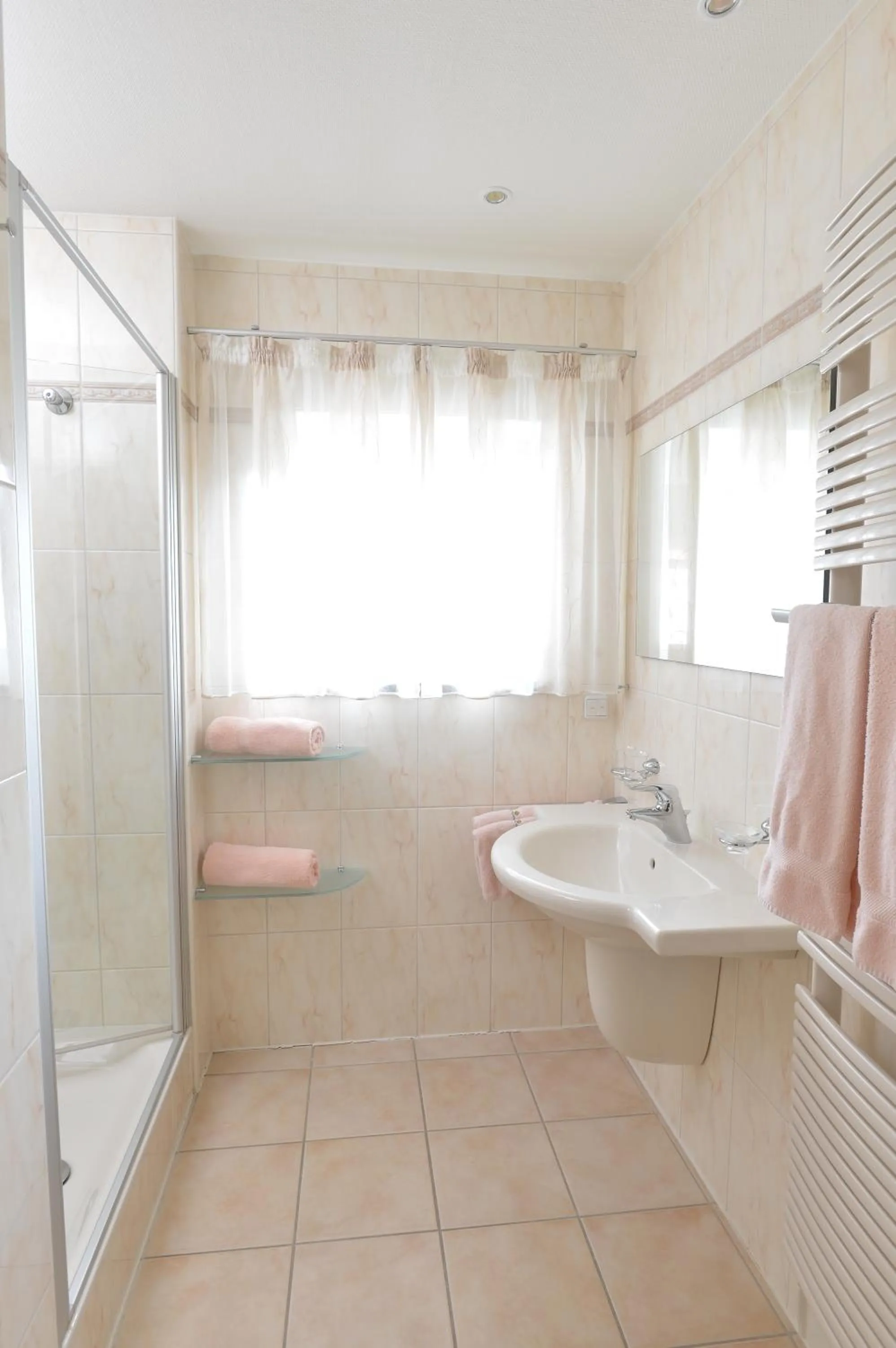 Shower in Ferienwohnungen Gerlach
