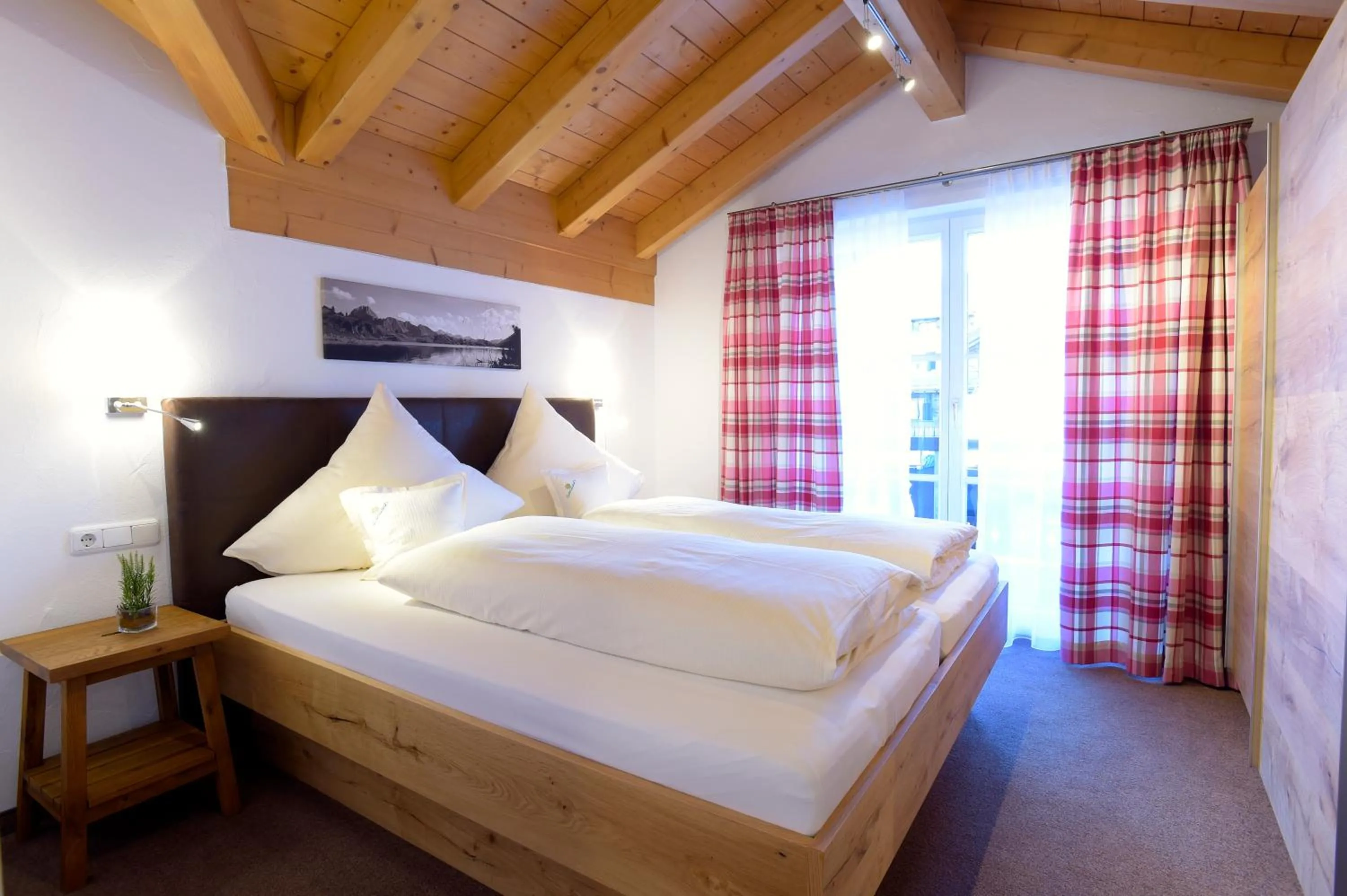 Bed in Ferienwohnungen Gerlach