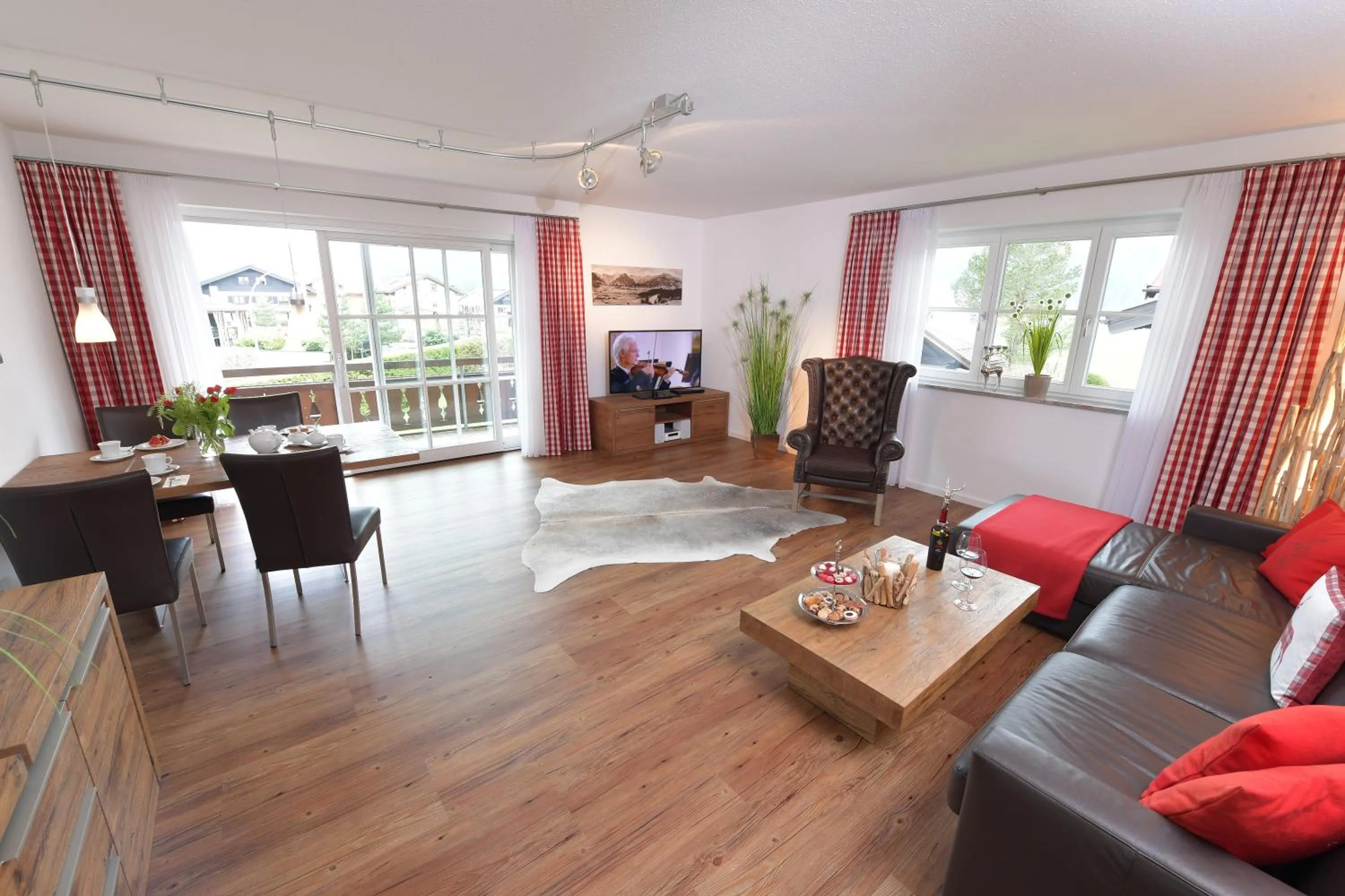 Living room in Ferienwohnungen Gerlach
