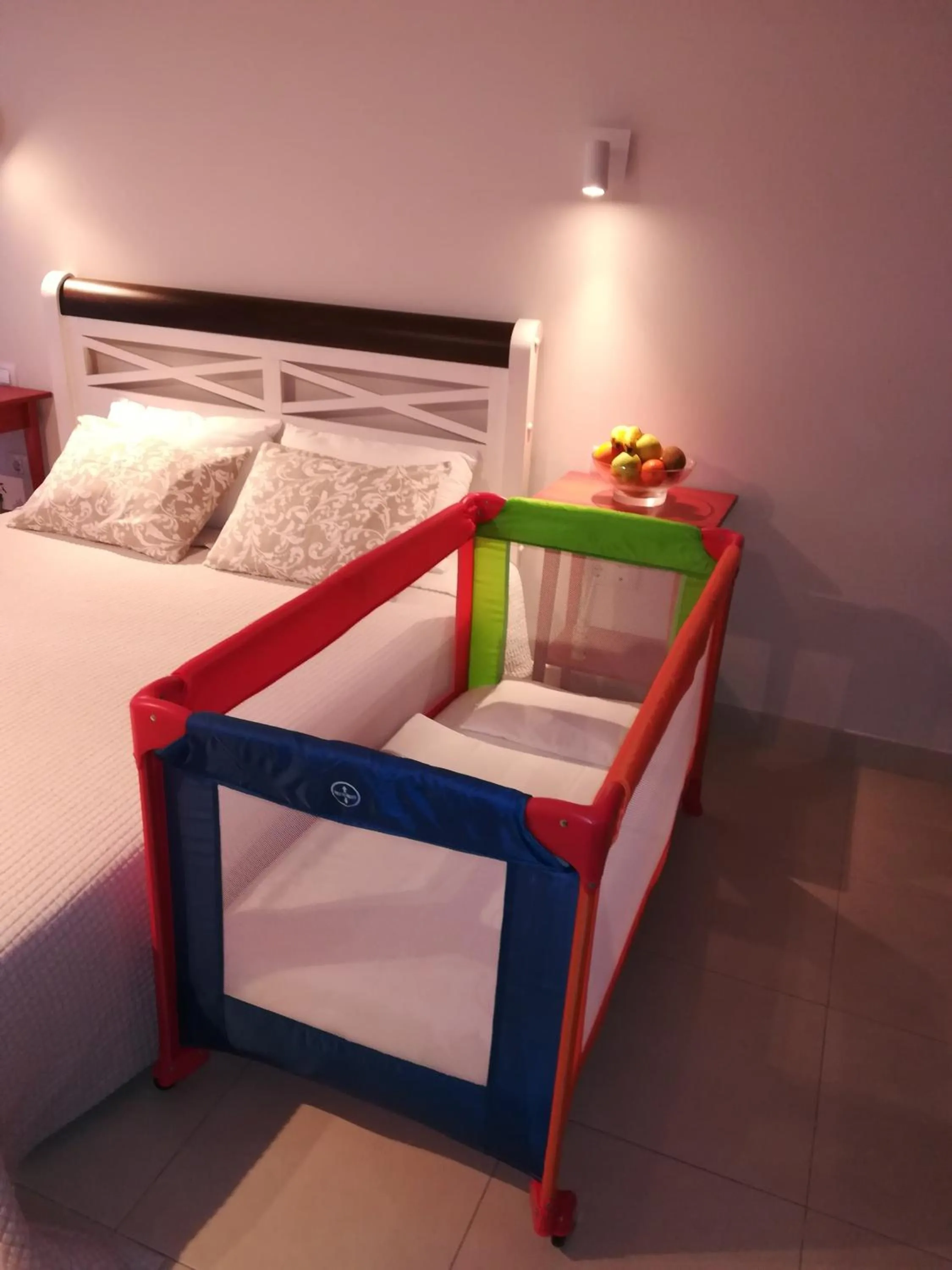 Bed in Paula Pool Apartment Adeje
