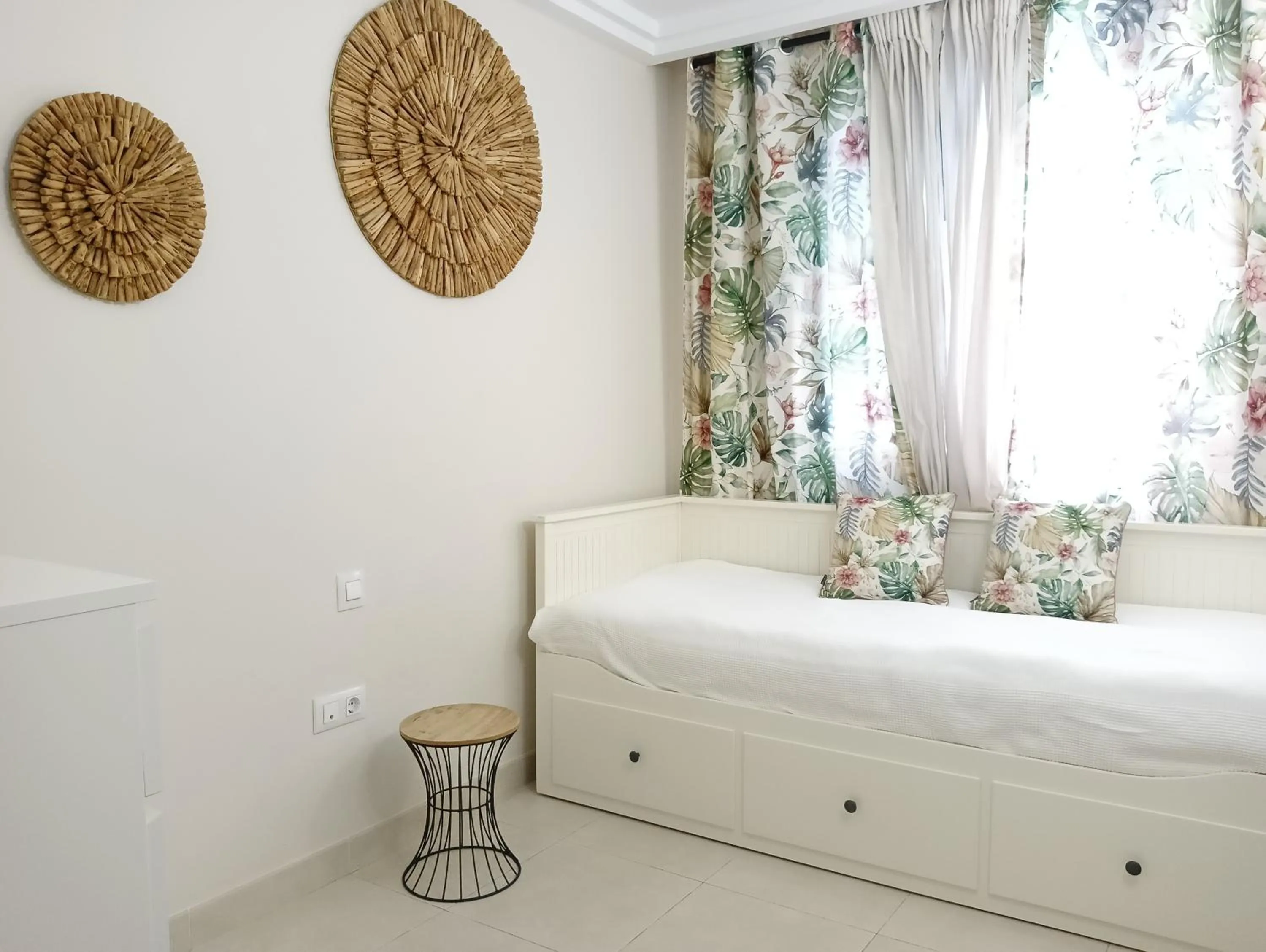 Bed in Paula Pool Apartment Adeje