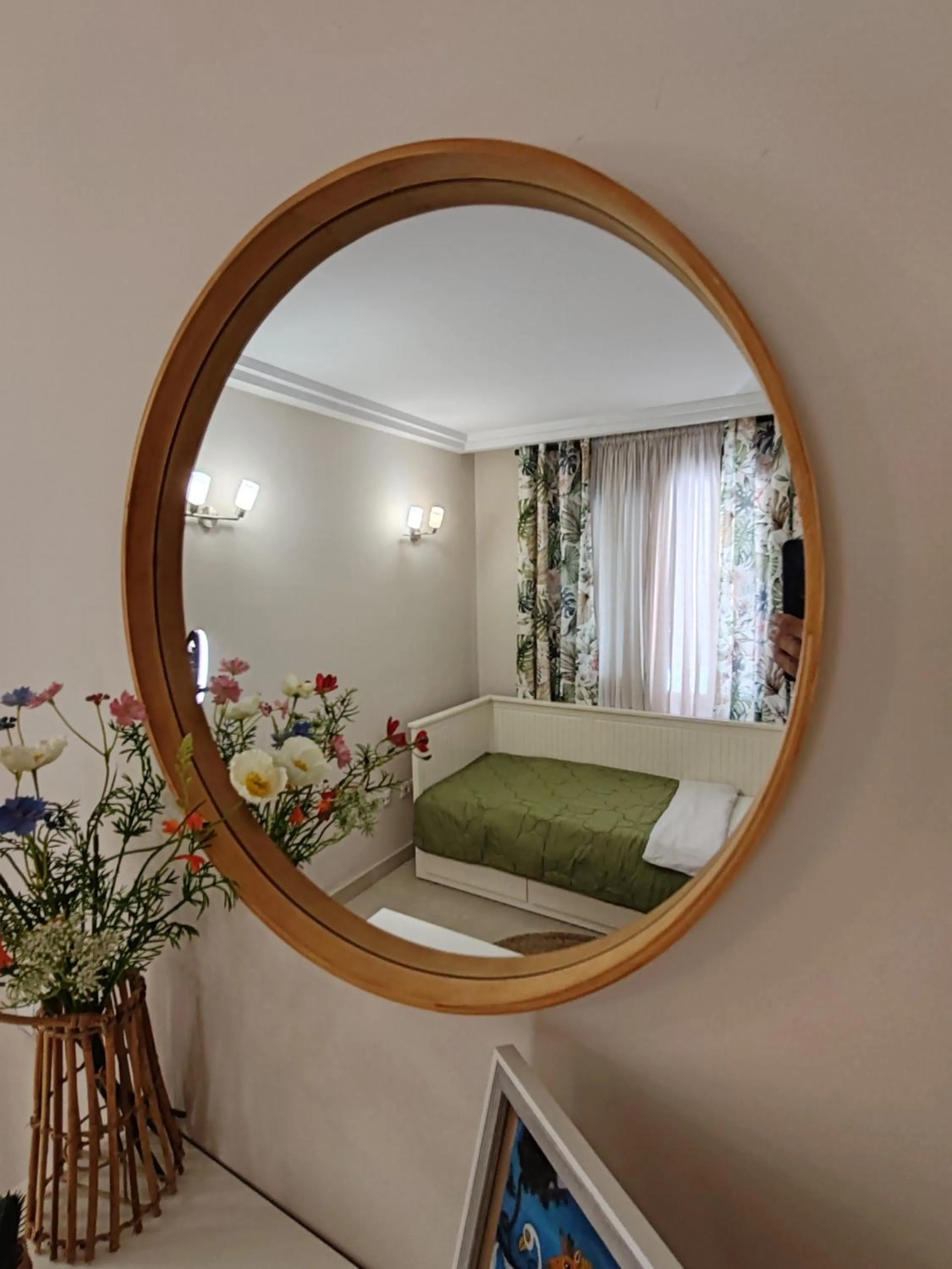 Bed in Paula Pool Apartment Adeje