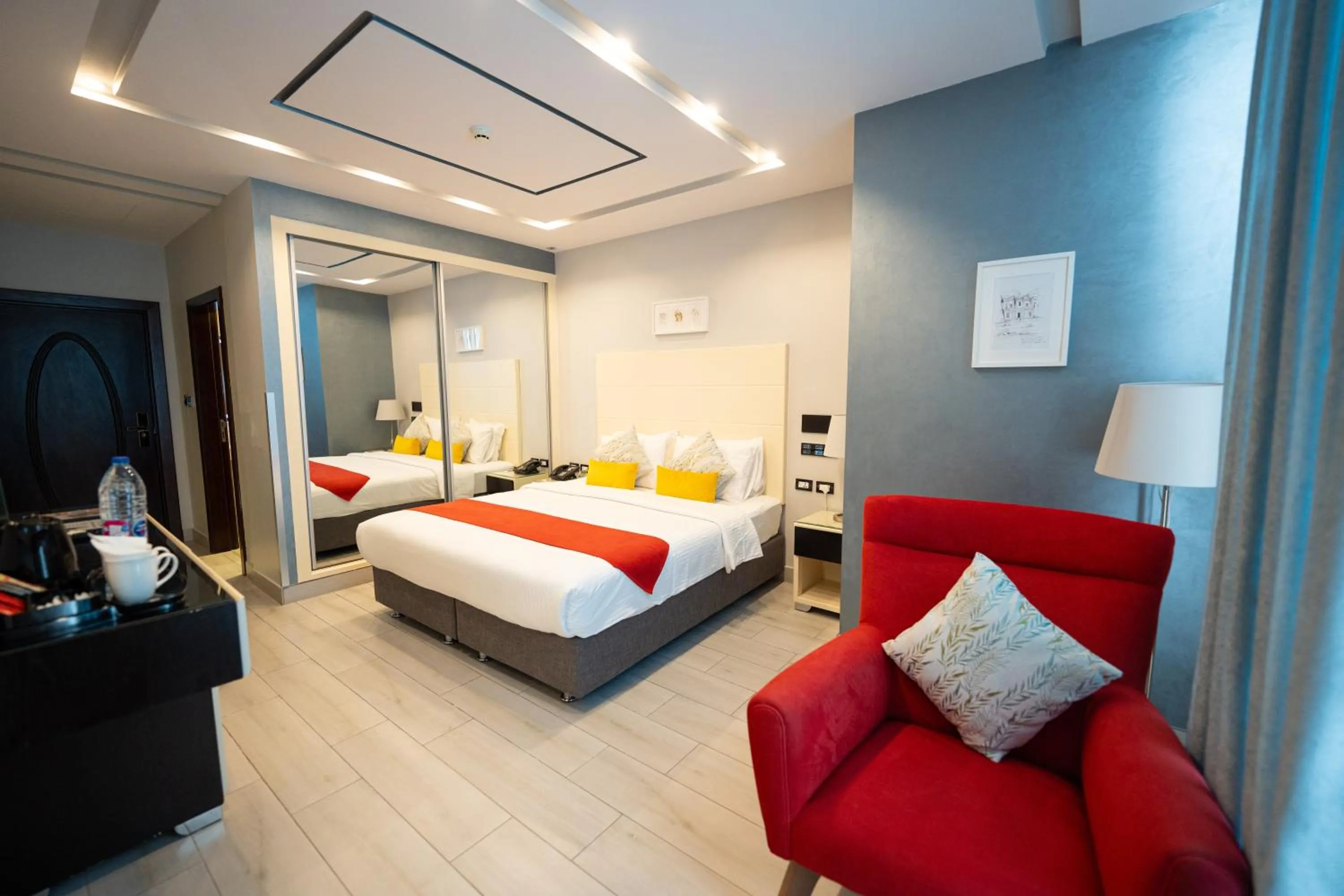 Photo of the whole room, Bed in Petra Boutique Hotel