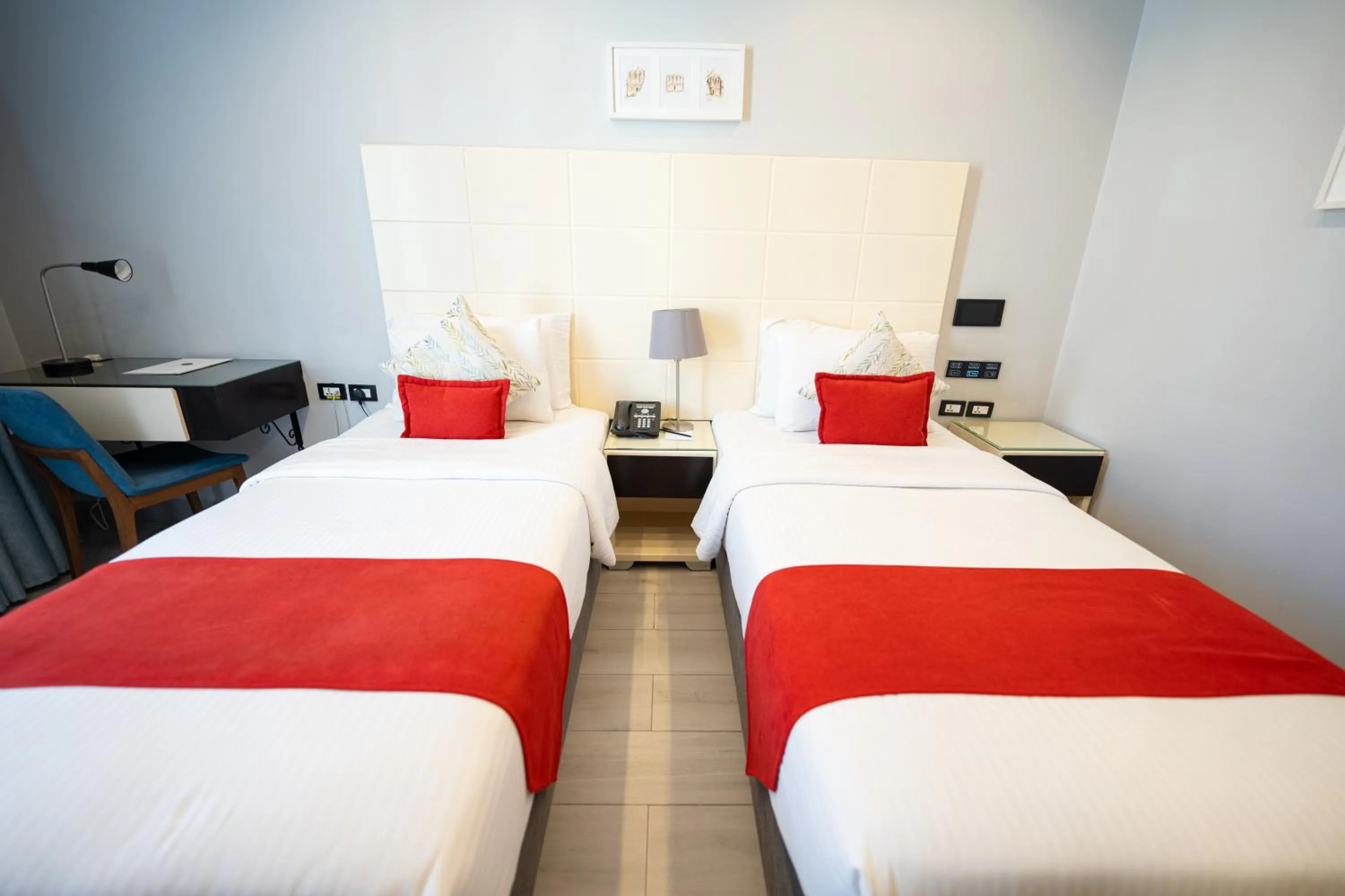 Bed in Petra Boutique Hotel