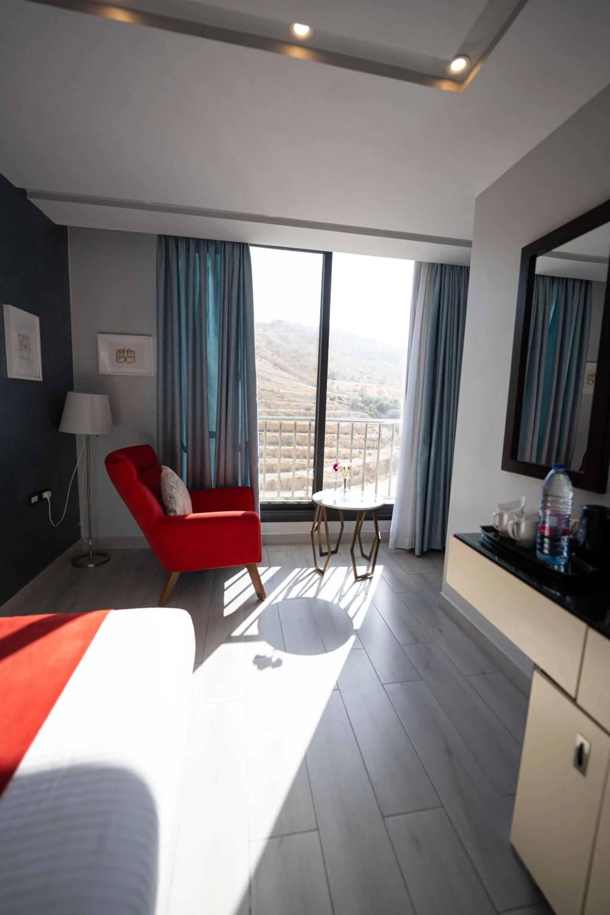 Bed in Petra Boutique Hotel