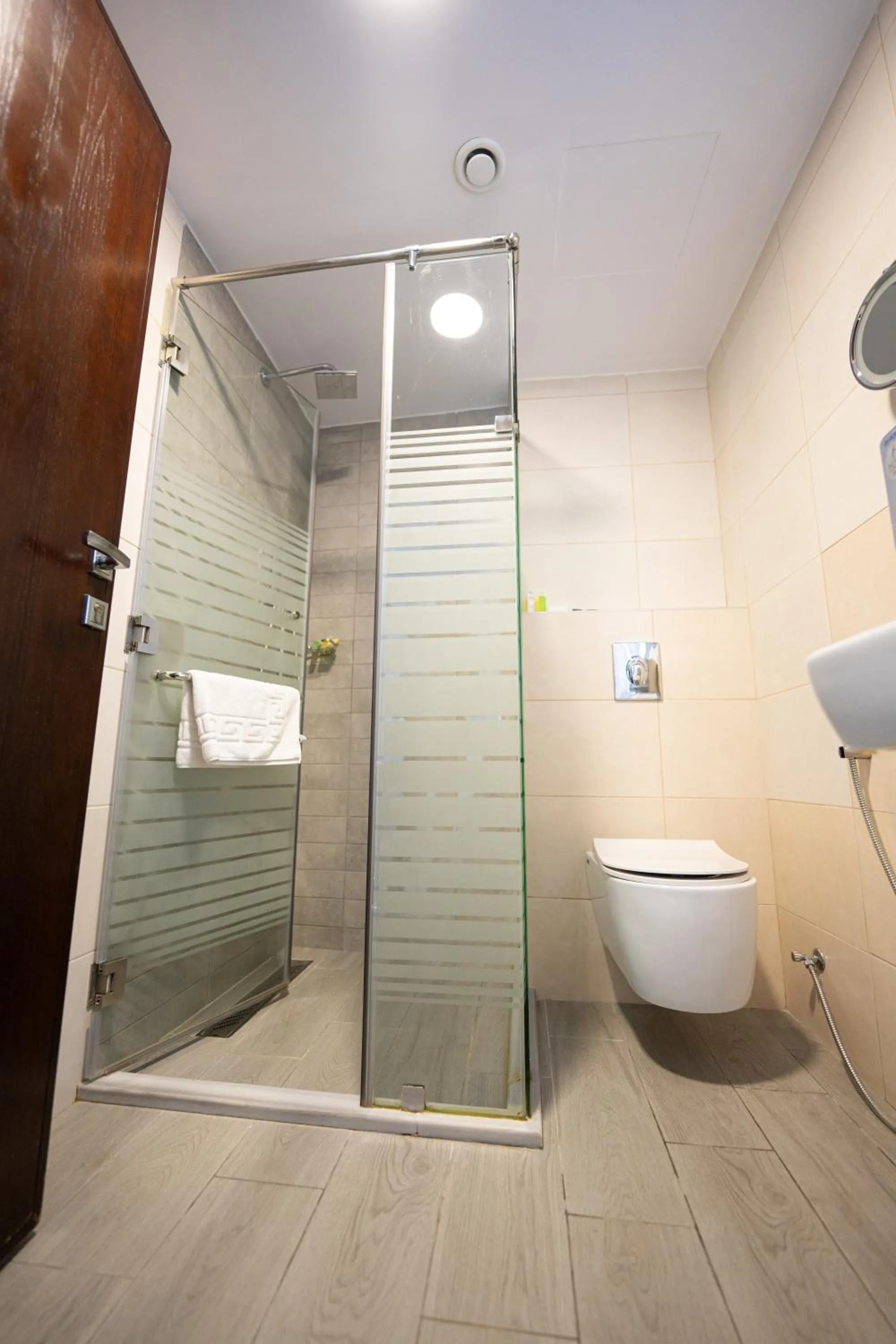 Shower in Petra Boutique Hotel