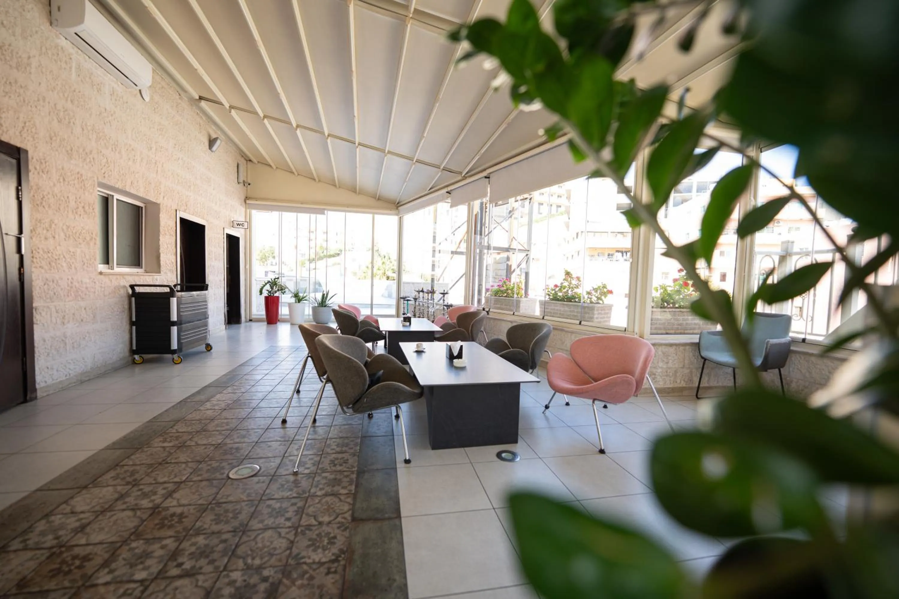 Seating area in Petra Boutique Hotel