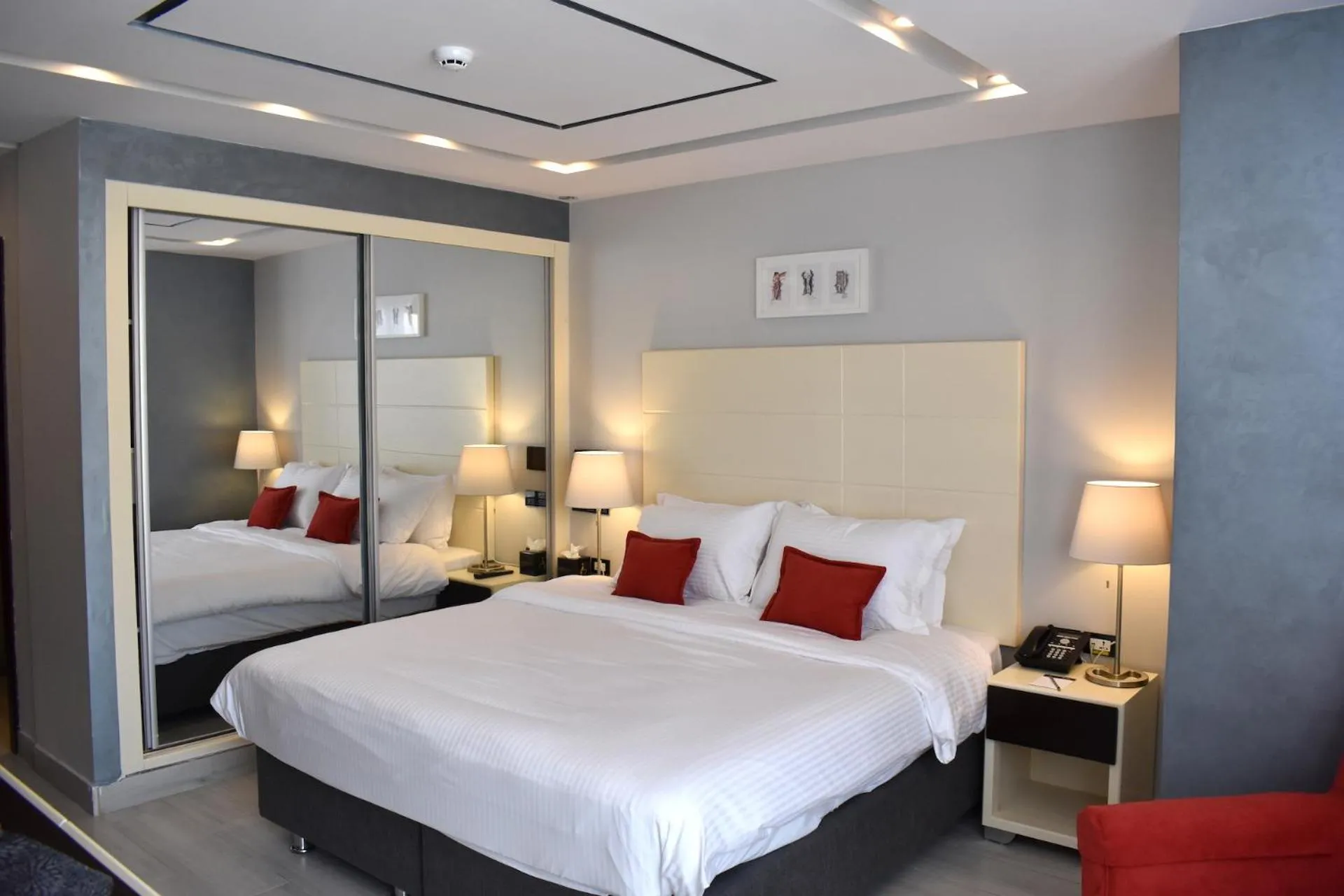 Decorative detail, Bed in Petra Boutique Hotel