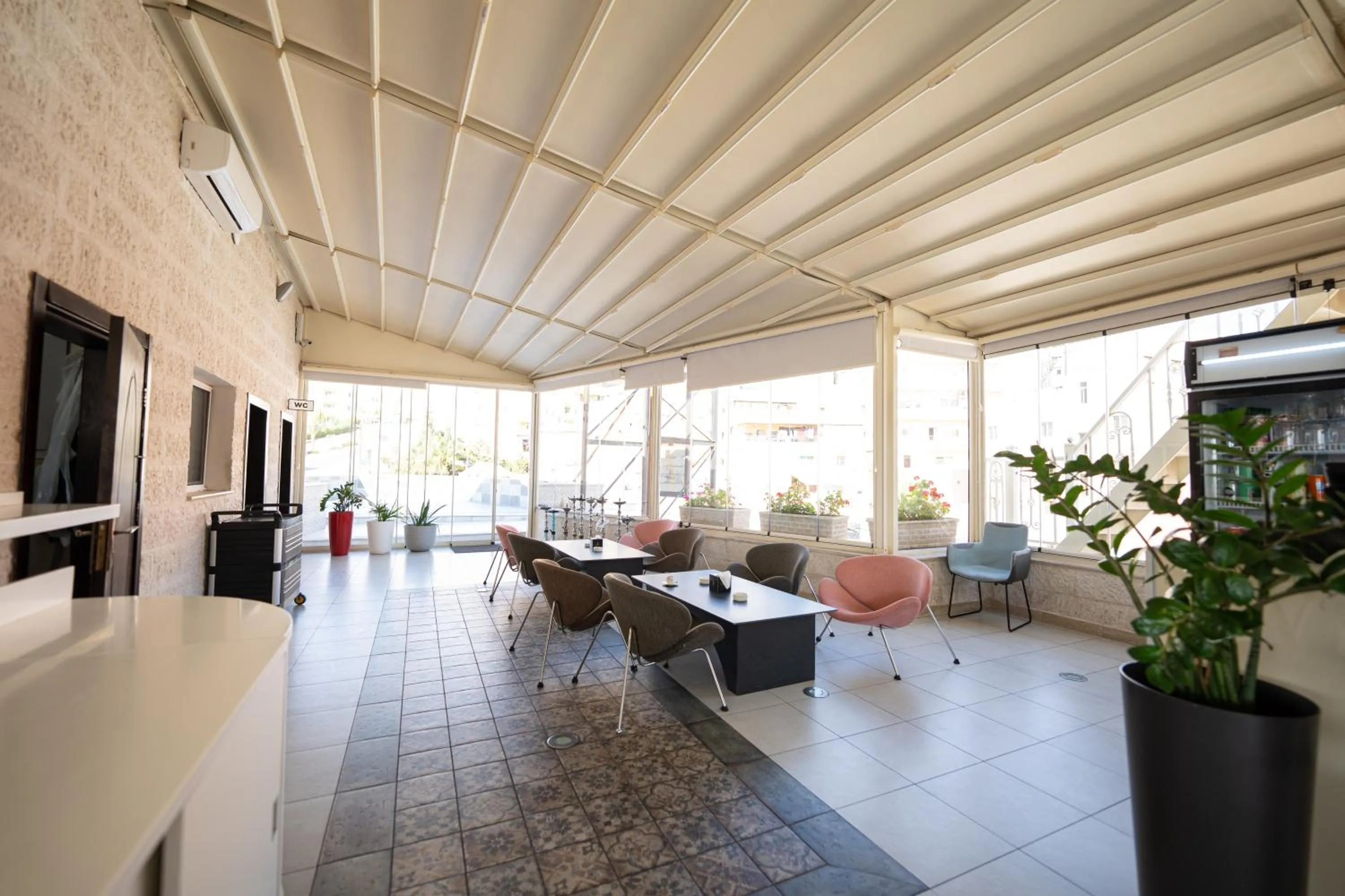 Seating area in Petra Boutique Hotel