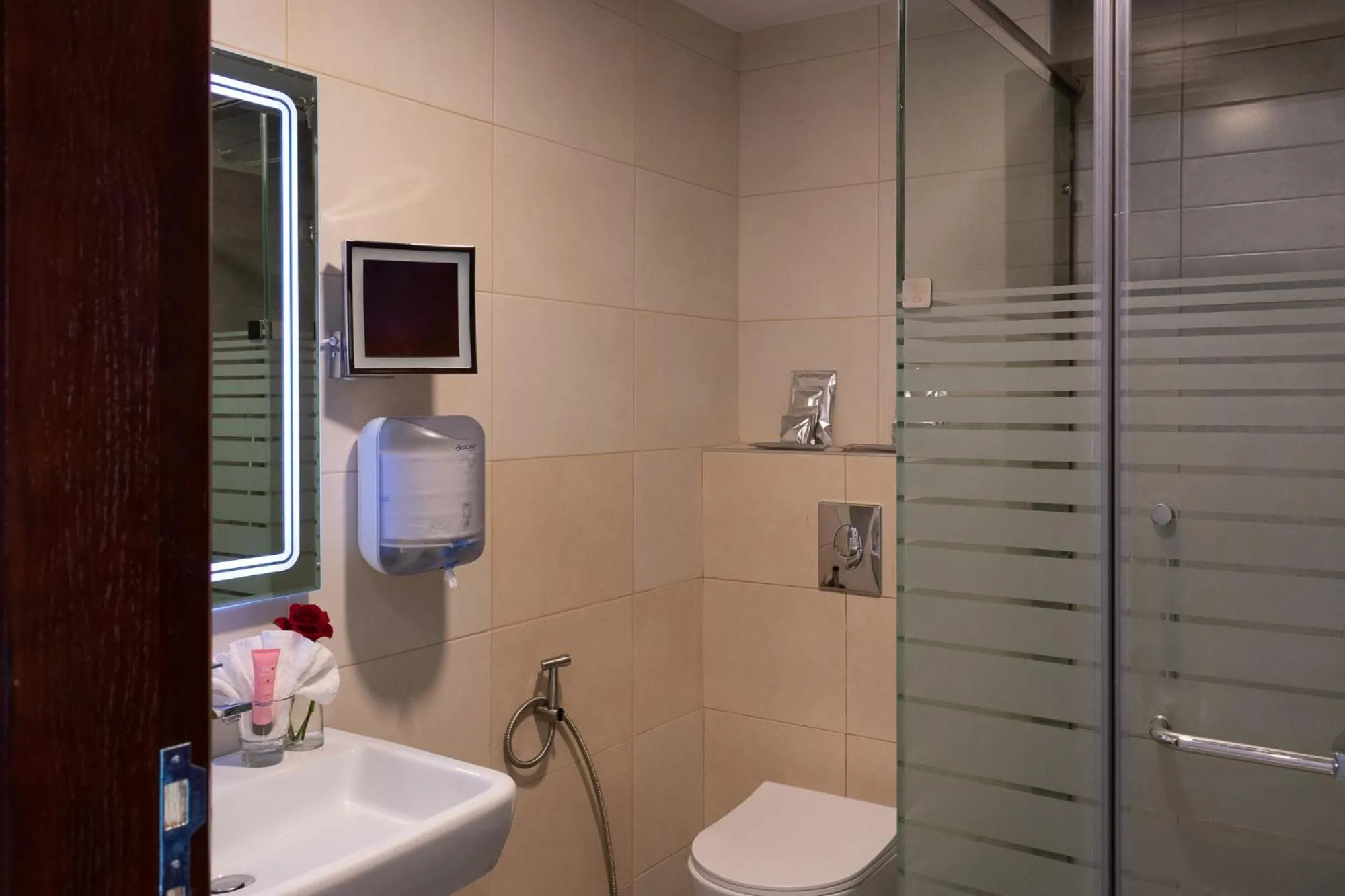 Shower in Petra Boutique Hotel