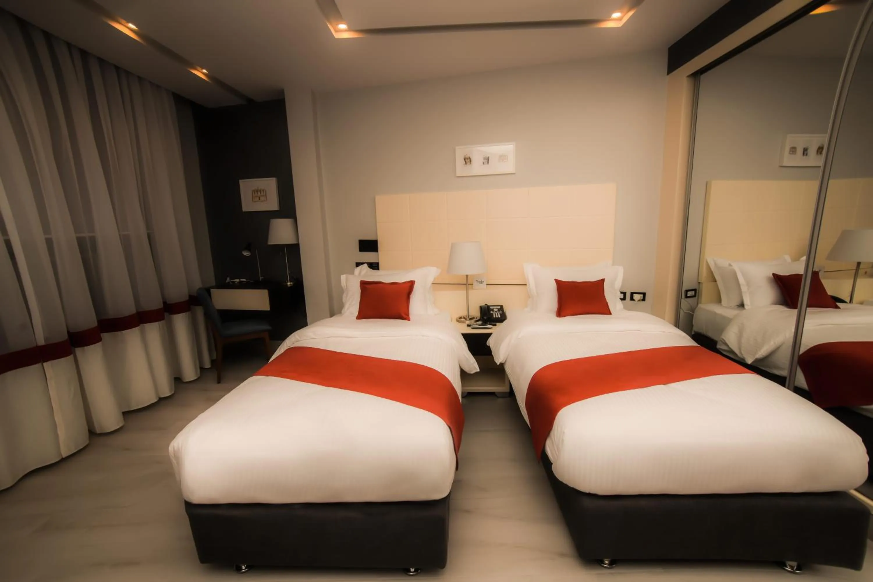 Photo of the whole room, Bed in Petra Boutique Hotel