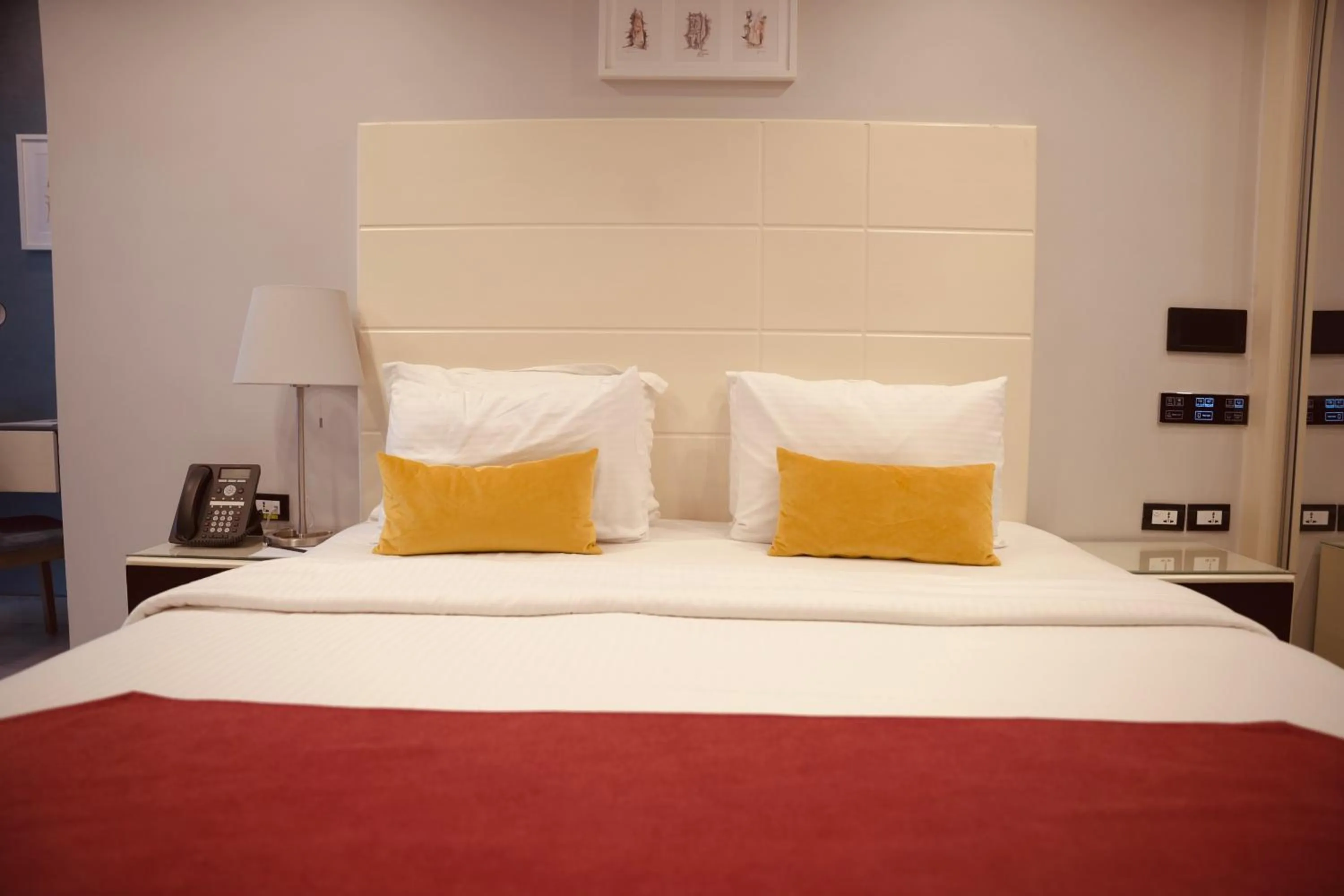 Bed in Petra Boutique Hotel