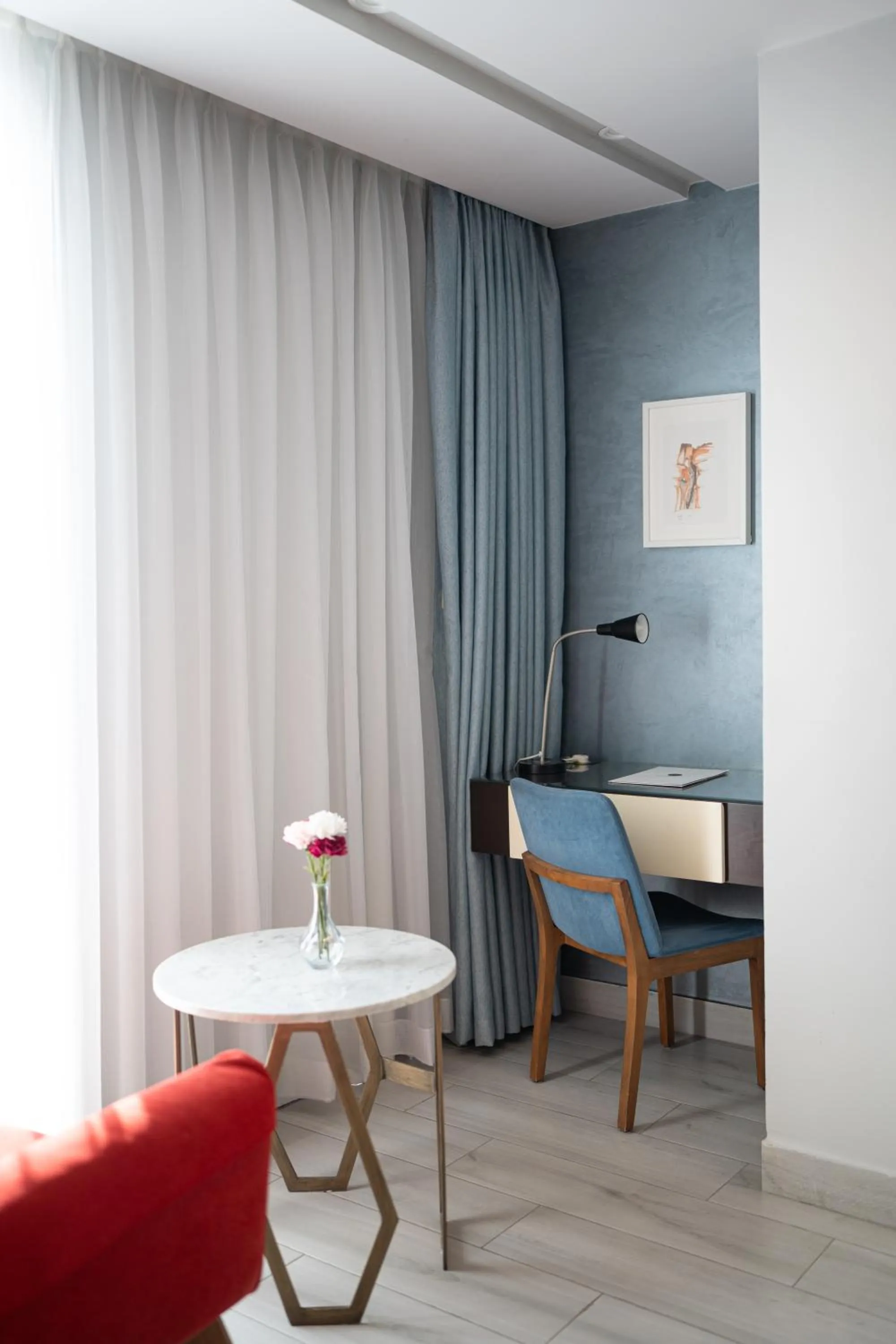 Seating area in Petra Boutique Hotel