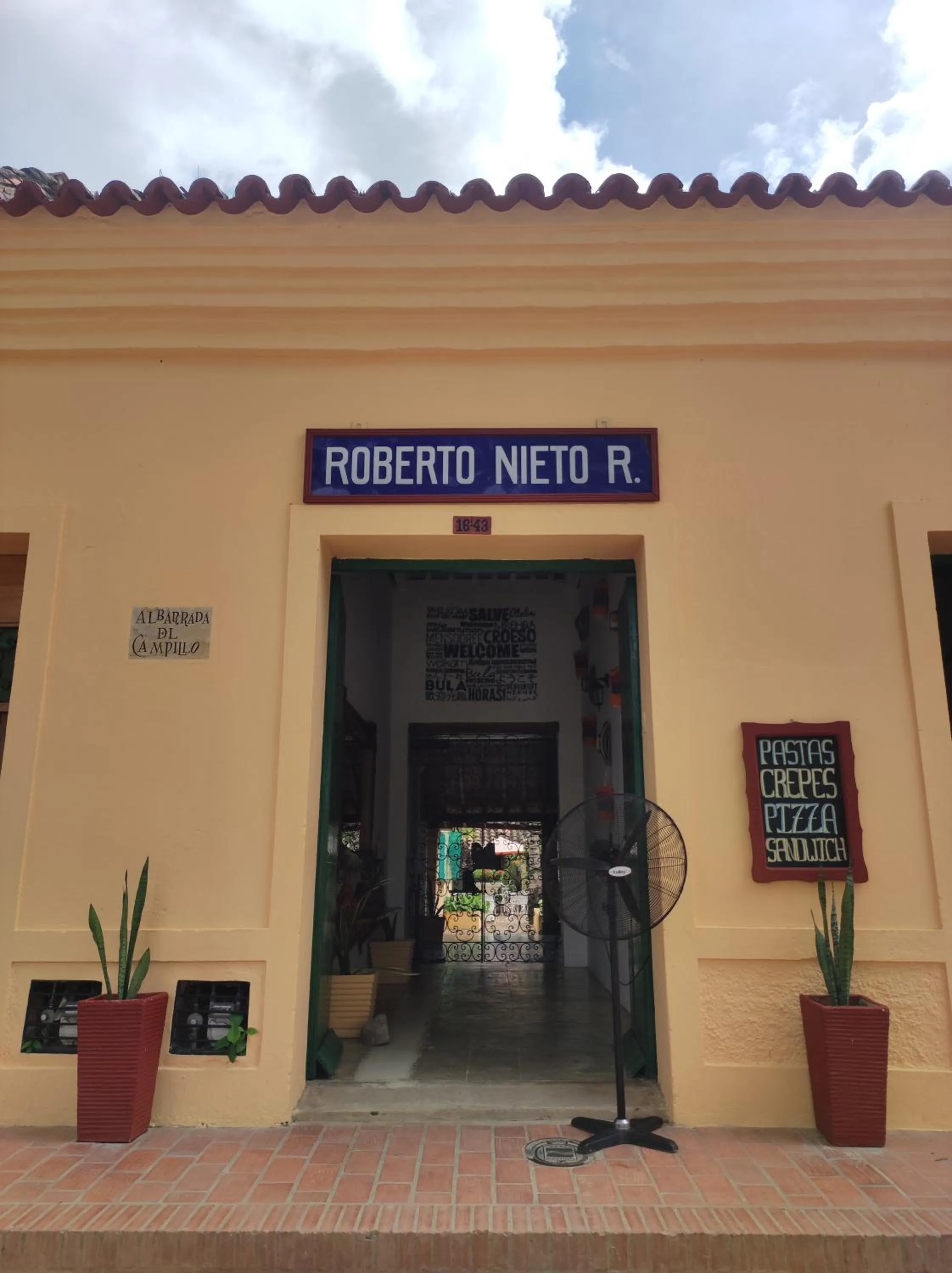Facade/entrance in HOTEL NIETO MOMPOX, ubicado en el corazón del centro histórico, frente al rio magdalena en zona de malecón