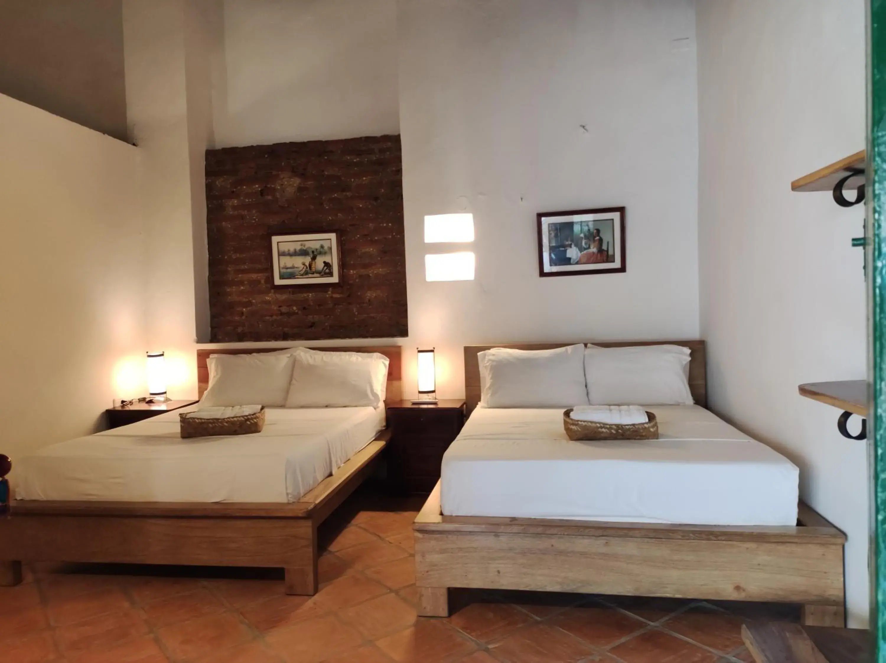Quadruple Room with Bathroom in HOTEL NIETO MOMPOX, ubicado en el corazón del centro histórico, frente al rio magdalena en zona de malecón Quadruple Room with Bathroom in HOTEL NIETO MOMPOX, ubicado en el corazón del centro histórico, frente al rio magdalena en zona de malecón