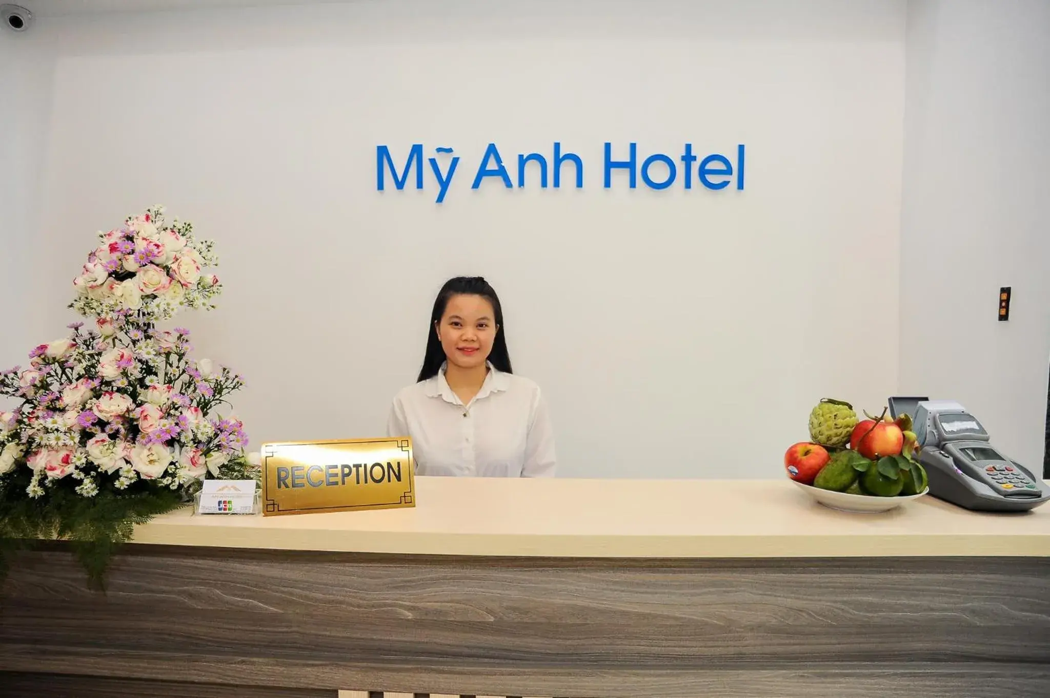 Lobby or reception in My Anh 120 Central Saigon Hotel Ben Thanh Market Lobby or reception in My Anh 120 Central Saigon Hotel Ben Thanh Market