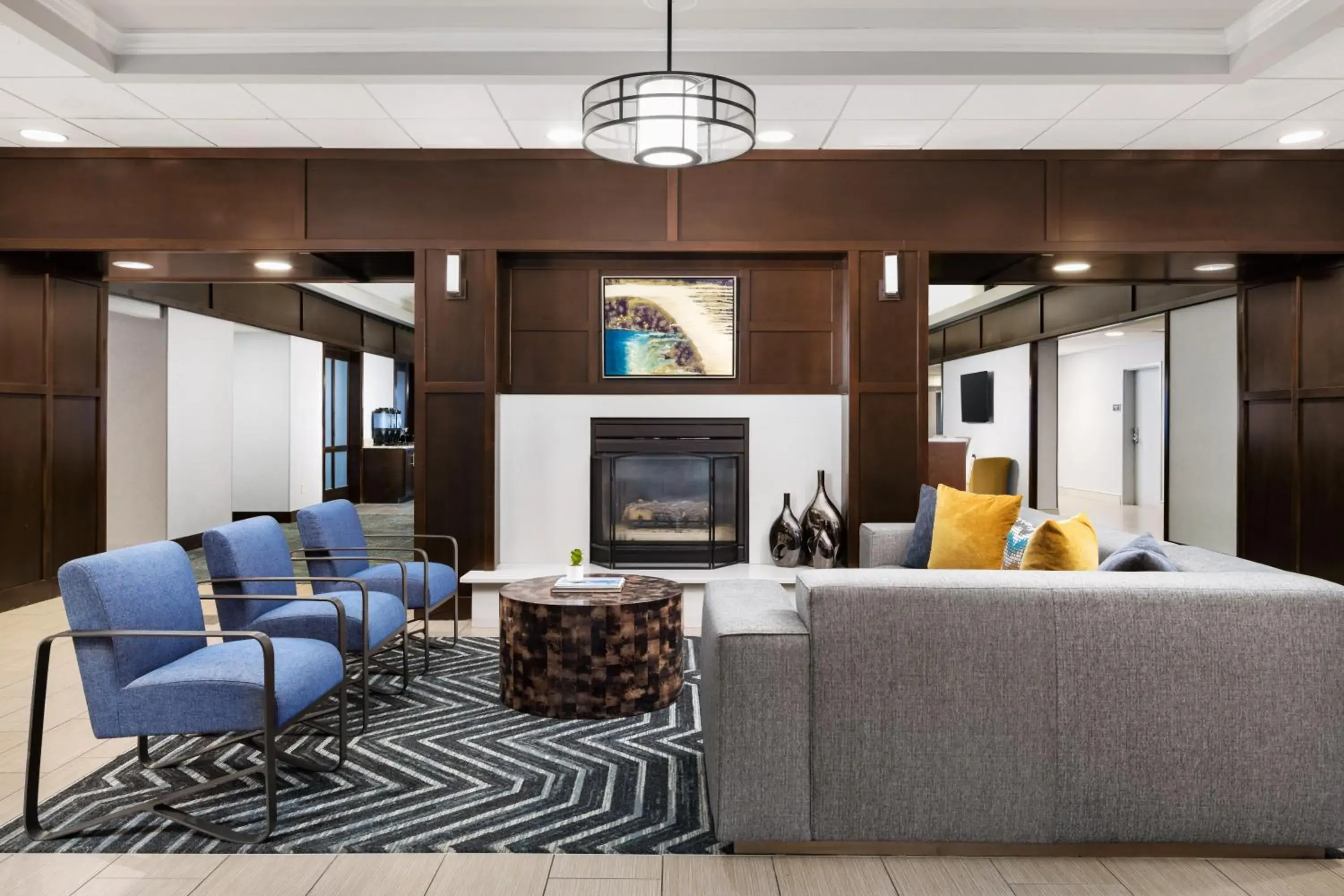 Lobby or reception in Homewood Suites by Hilton Manchester/Airport Lobby or reception in Homewood Suites by Hilton Manchester/Airport