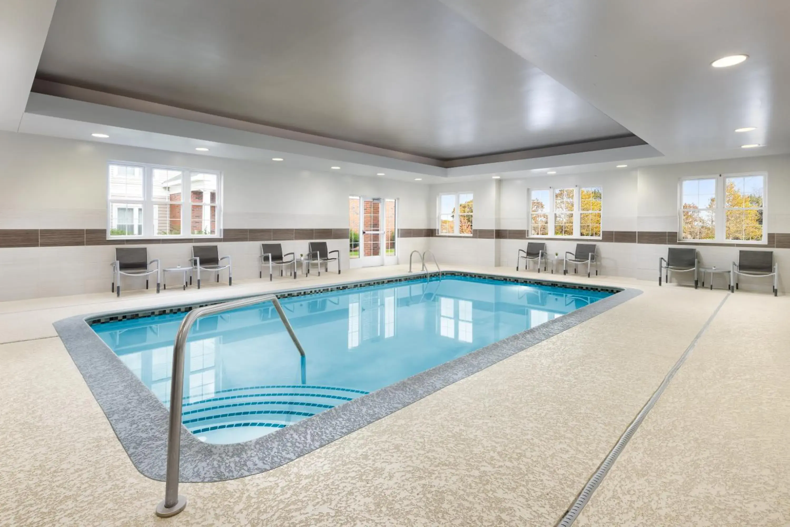 Pool view in Homewood Suites by Hilton Manchester/Airport Pool view in Homewood Suites by Hilton Manchester/Airport