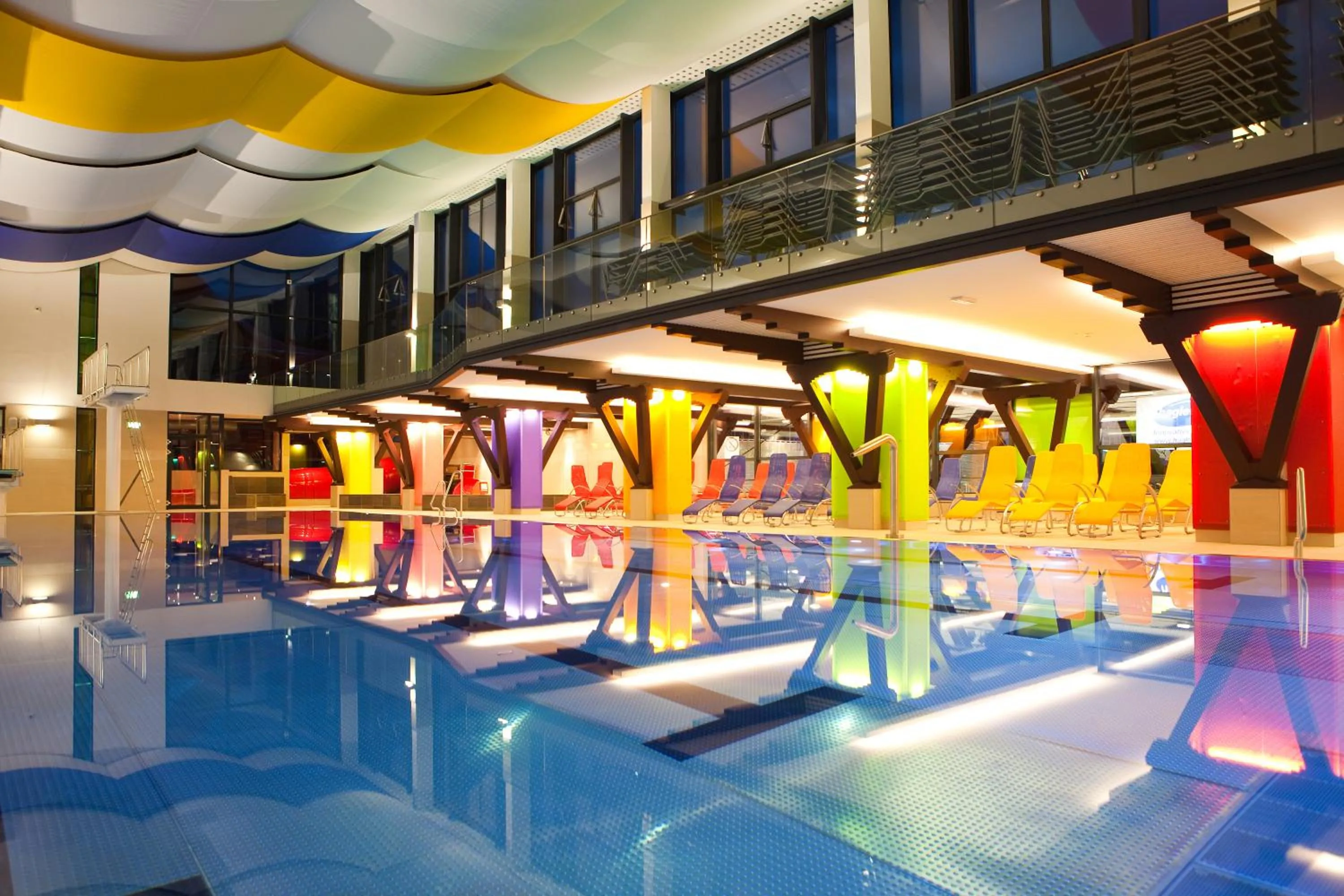 Swimming pool in Appartement Living Schönwies apartments with private Infrared cabin and Zell am See Kaprun summercard
