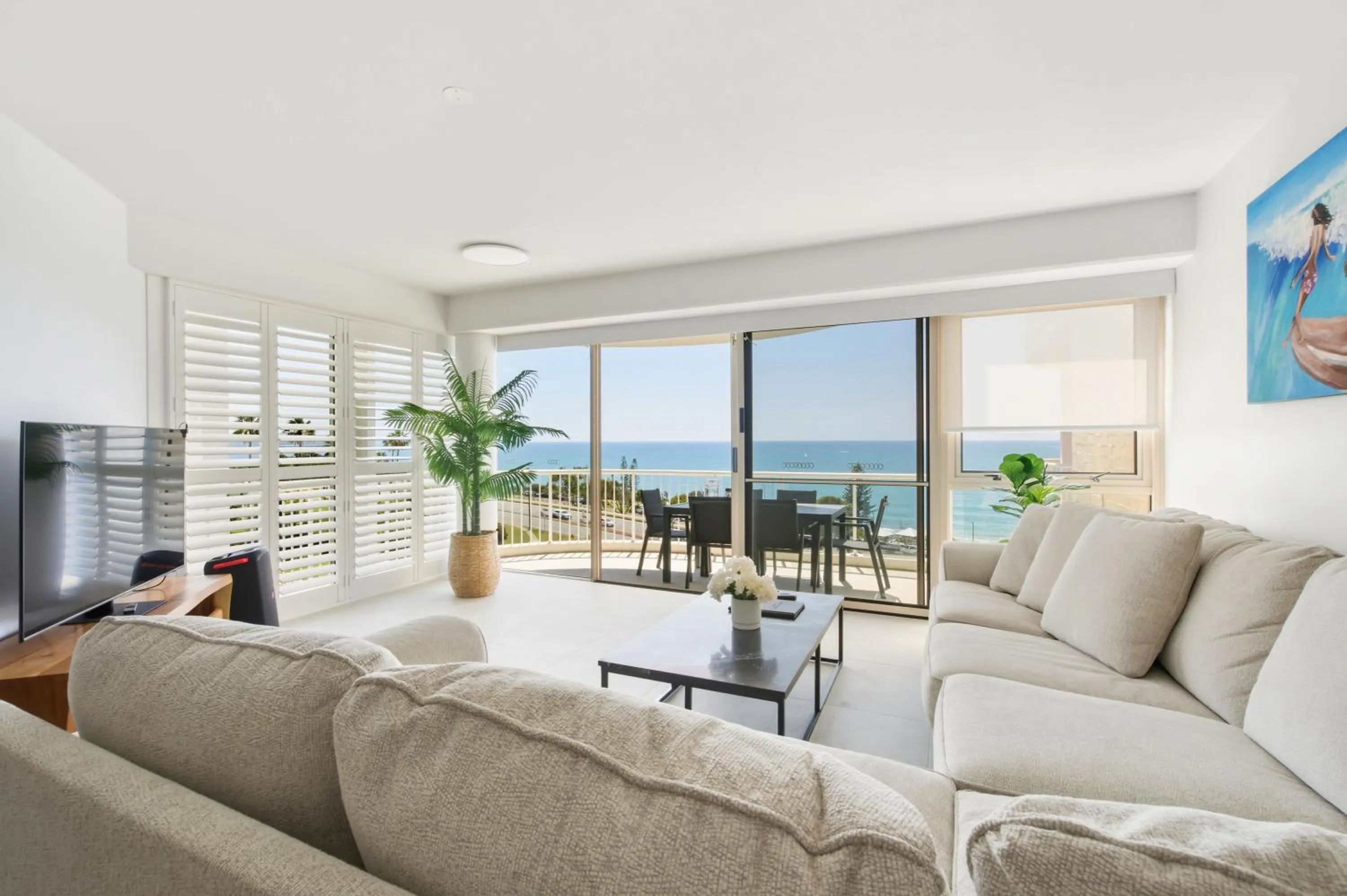 Living room in Osprey Apartments