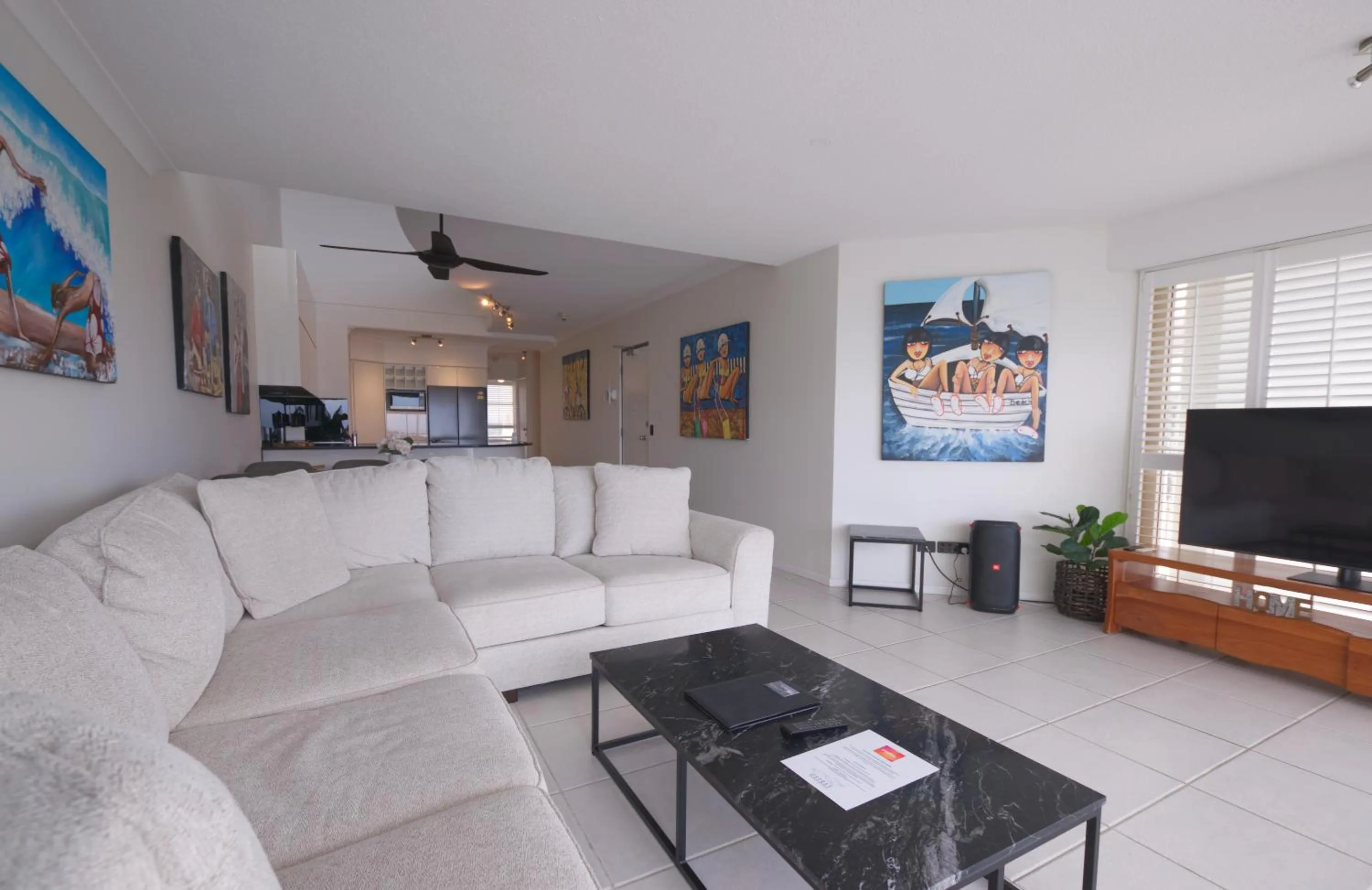 Living room in Osprey Apartments