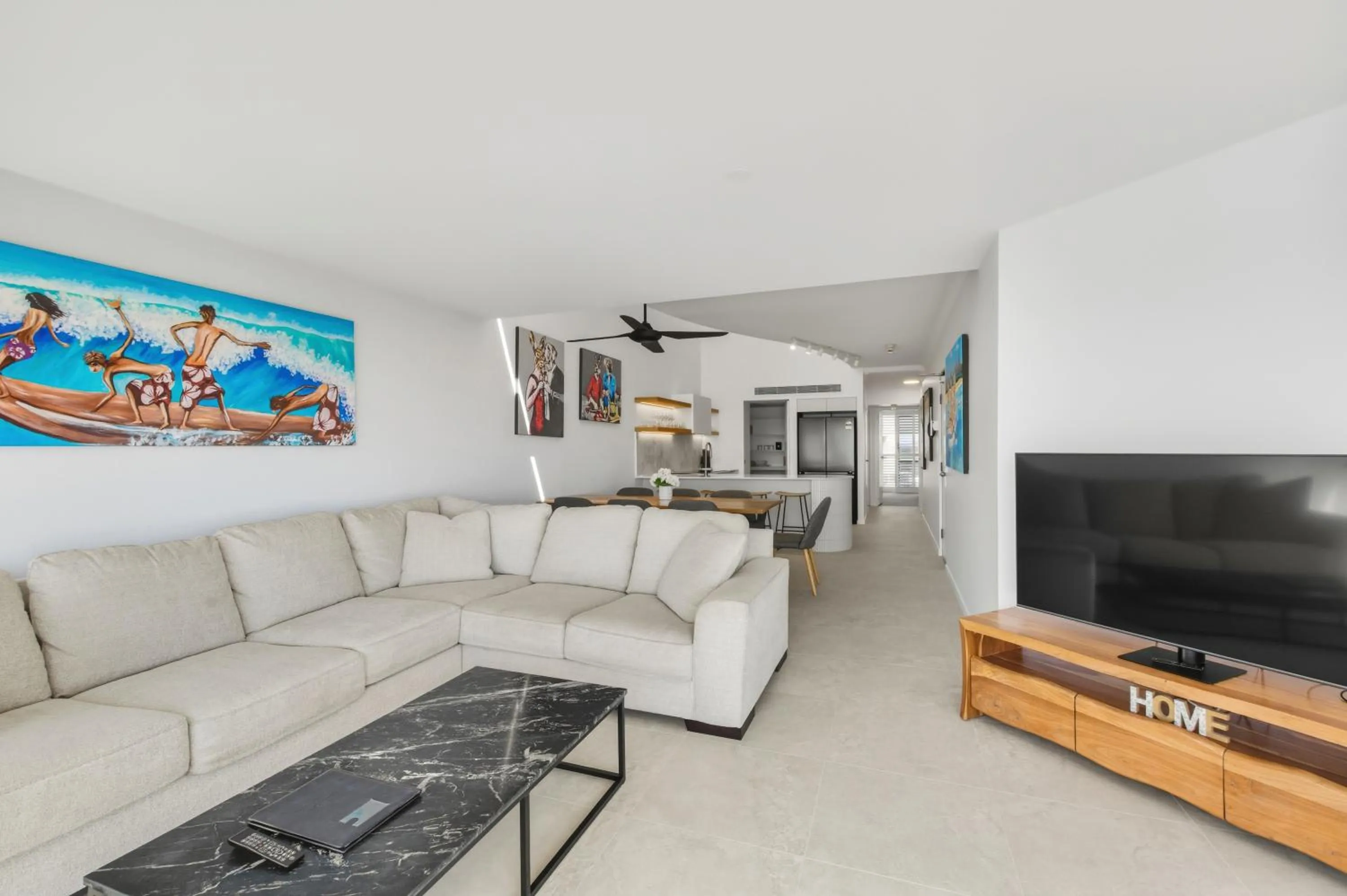 Living room in Osprey Apartments