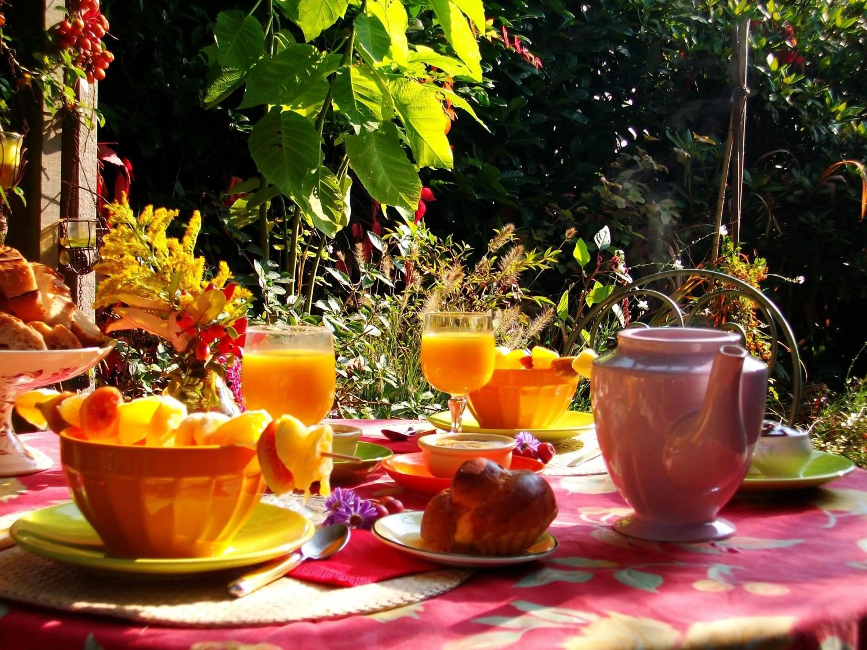Breakfast in Chambres "Au Jardin"