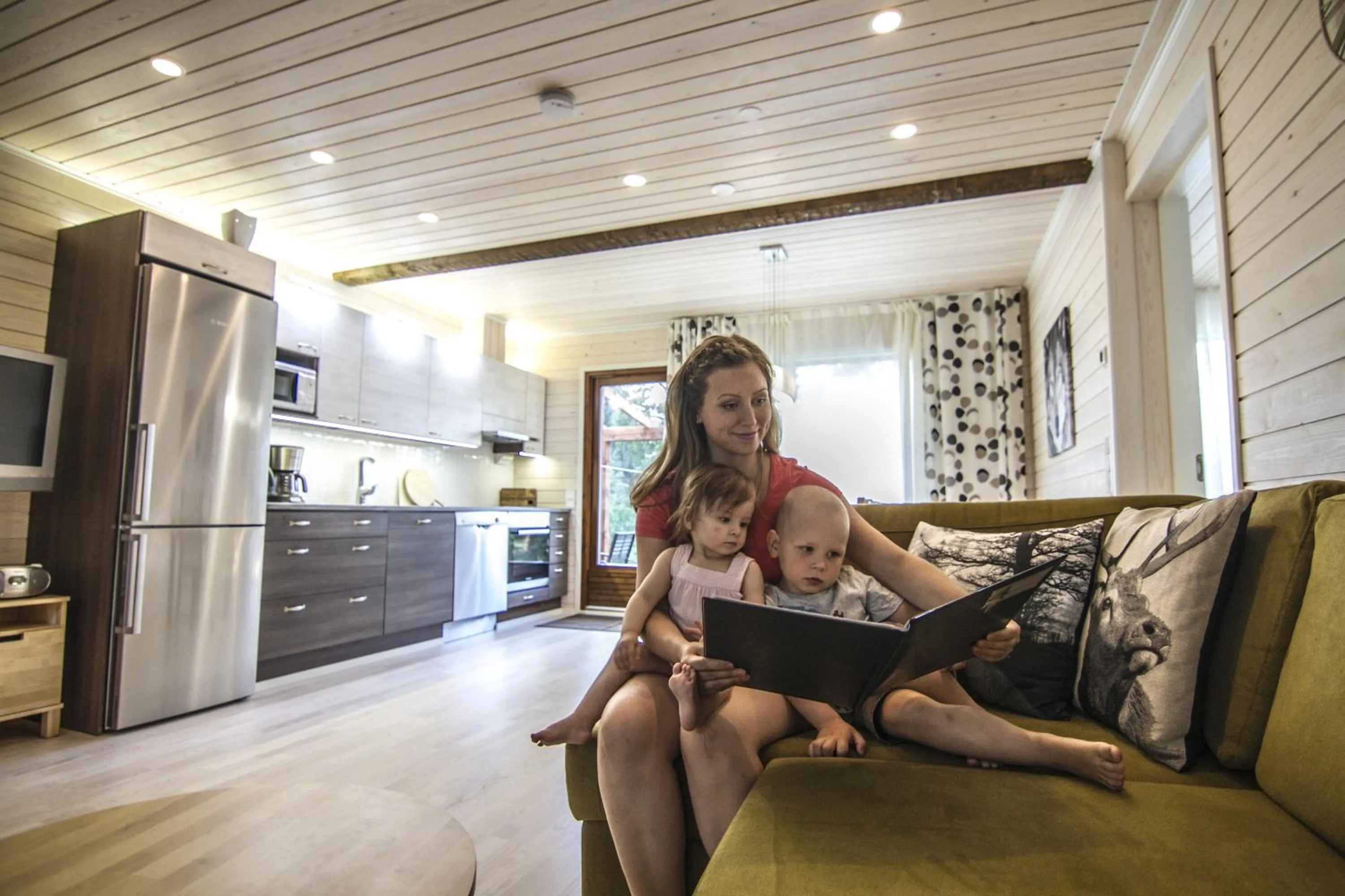 Superior Three-Bedroom Apartment with Sauna in Vuokatinmaa Holiday Apartments