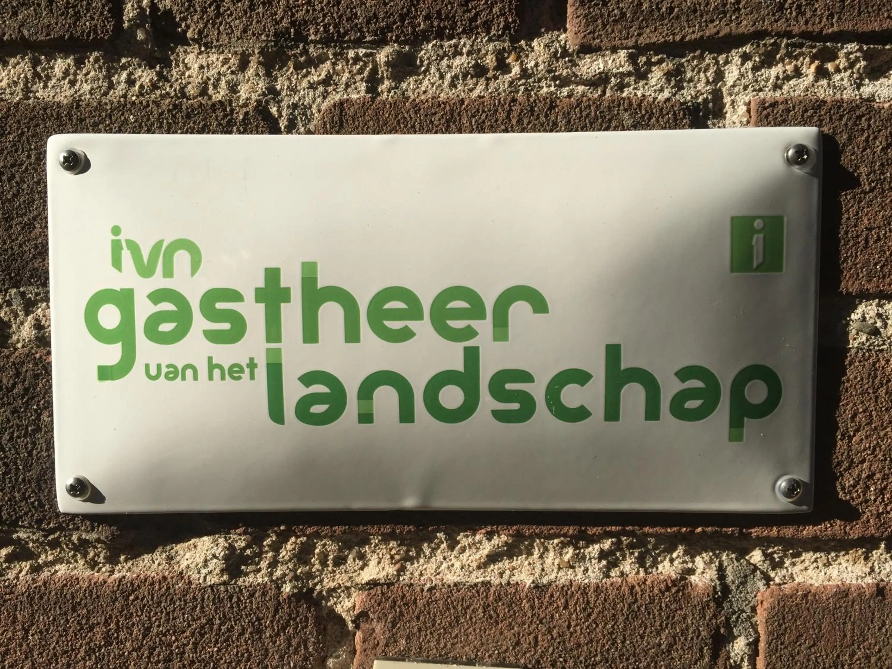 Logo/Certificate/Sign in Gastenverblijf Eenink