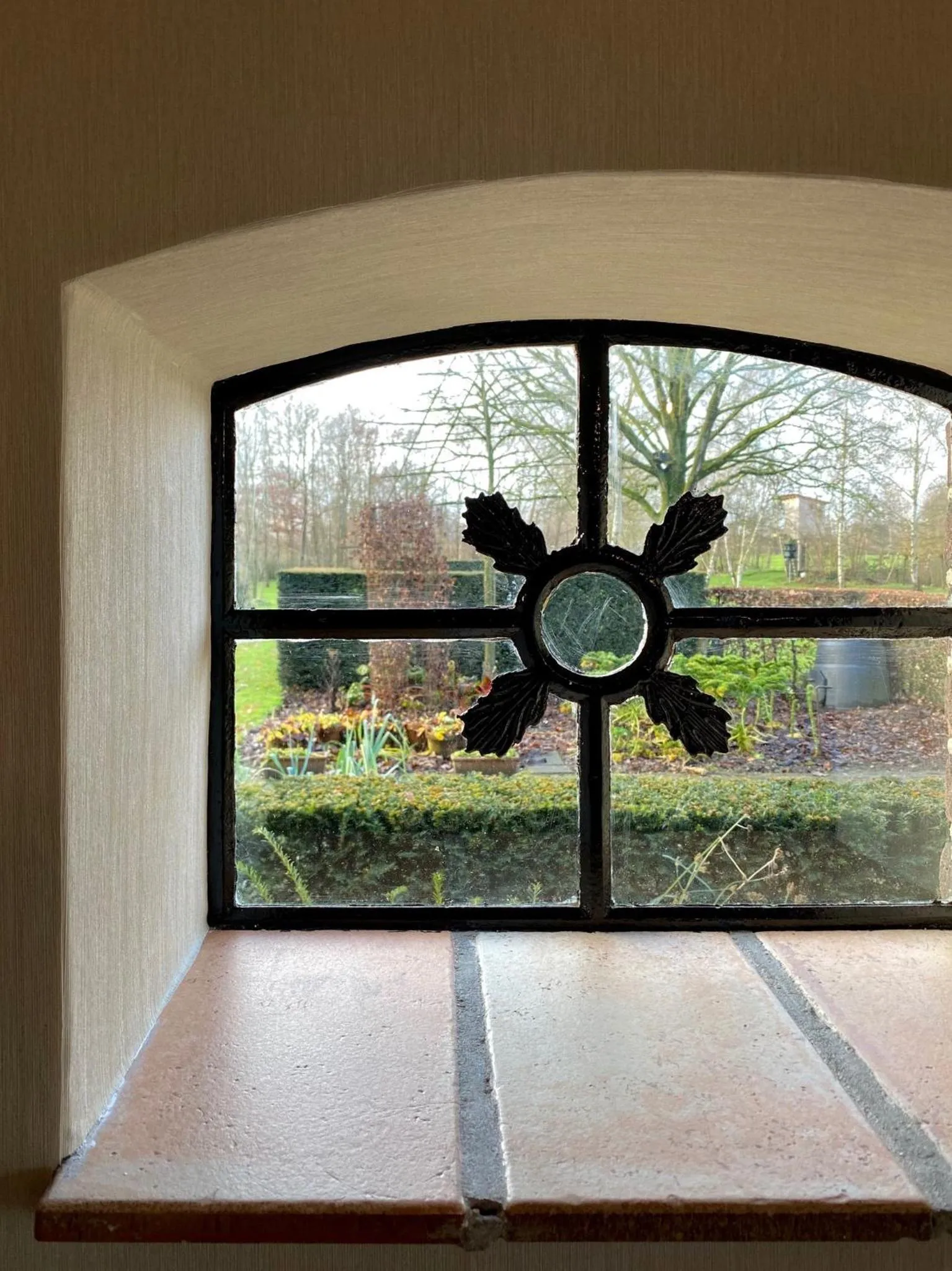 Garden view in Gastenverblijf Eenink