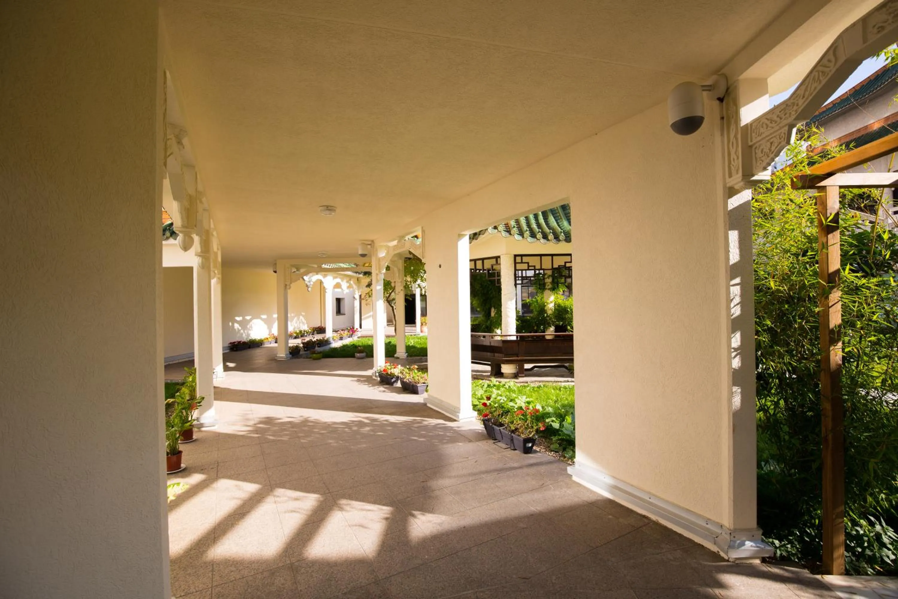 Garden in Hôtel Huatian Chinagora