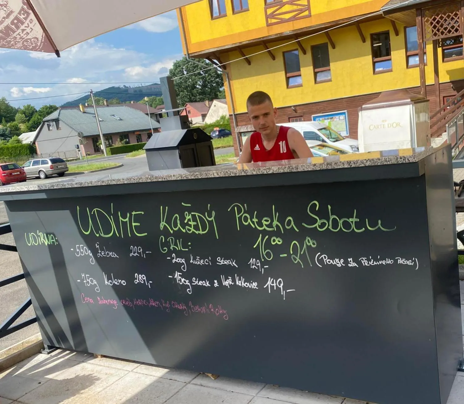 Restaurant/places to eat in Hotel Zlatý Chlum