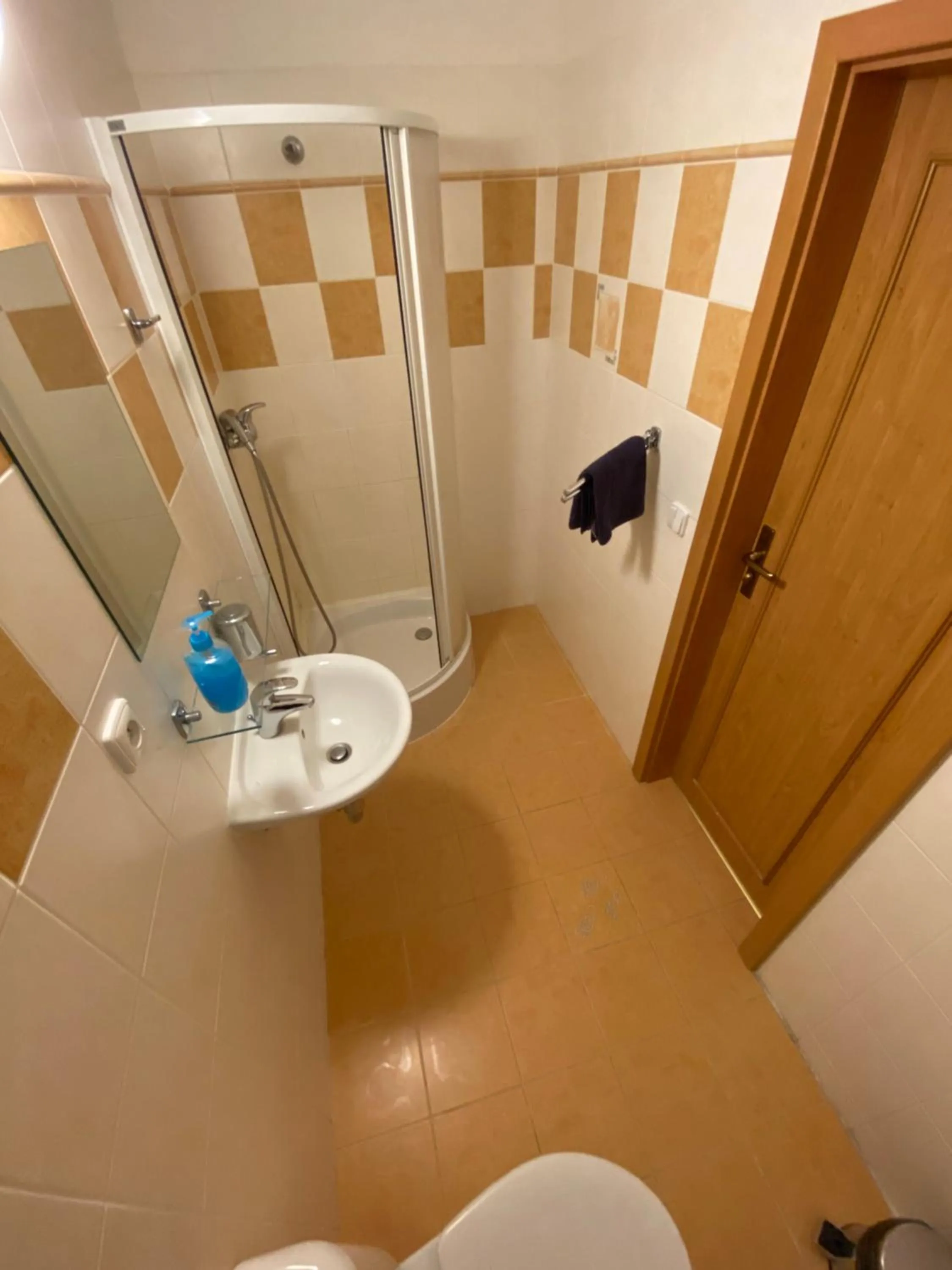 Shower in Hotel Zlatý Chlum