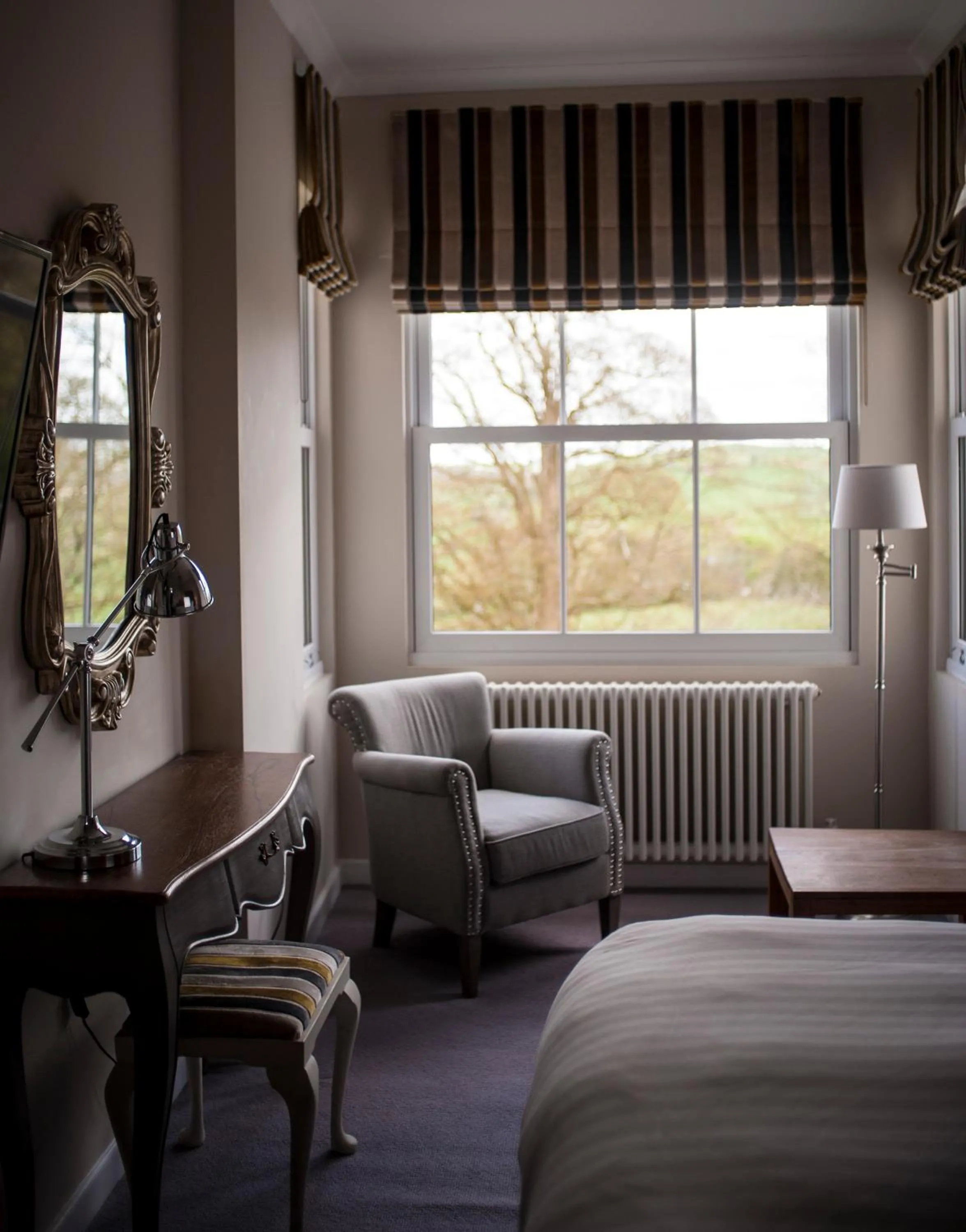 Bedroom, Bed in Mansion House Llansteffan
