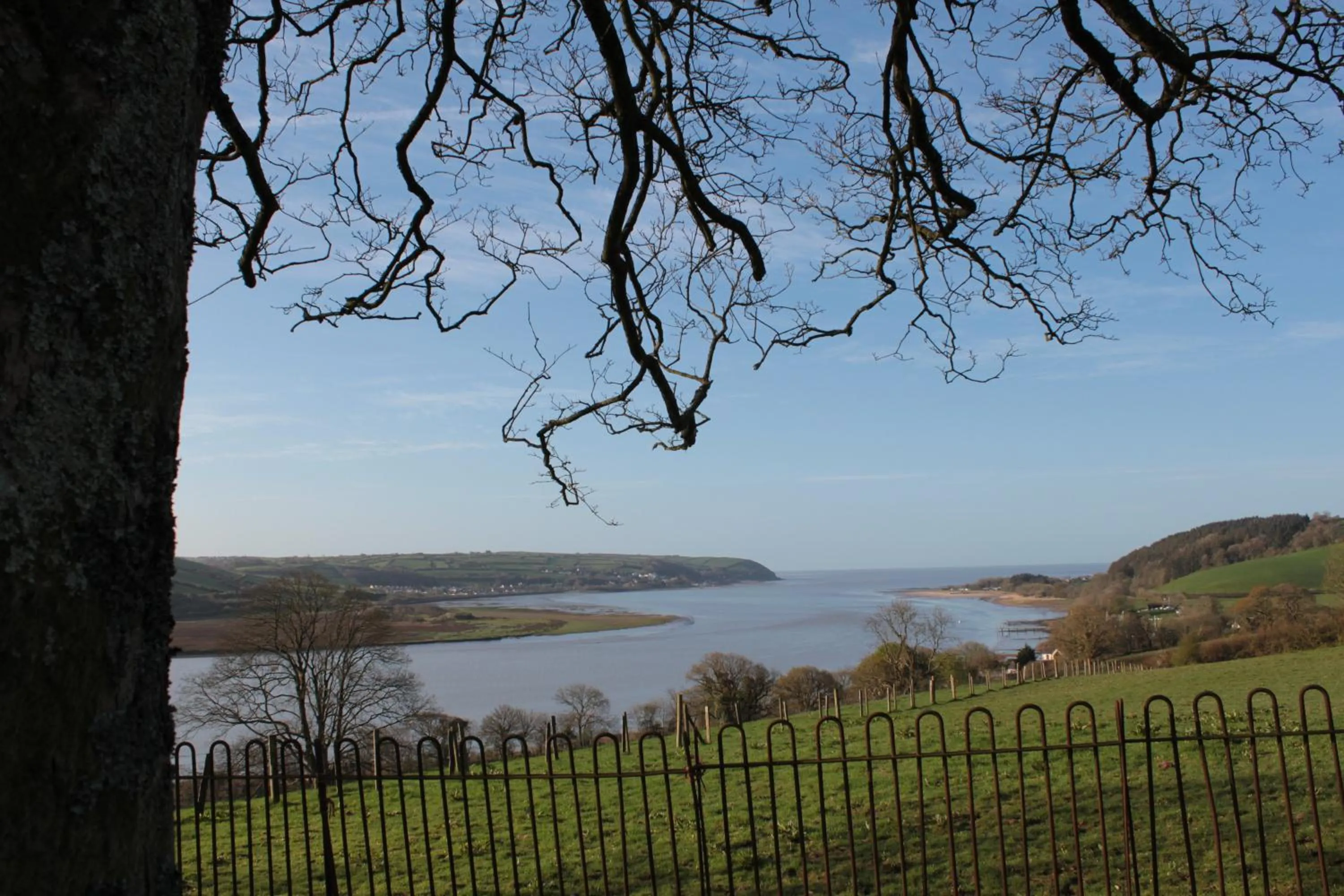 Garden in Mansion House Llansteffan