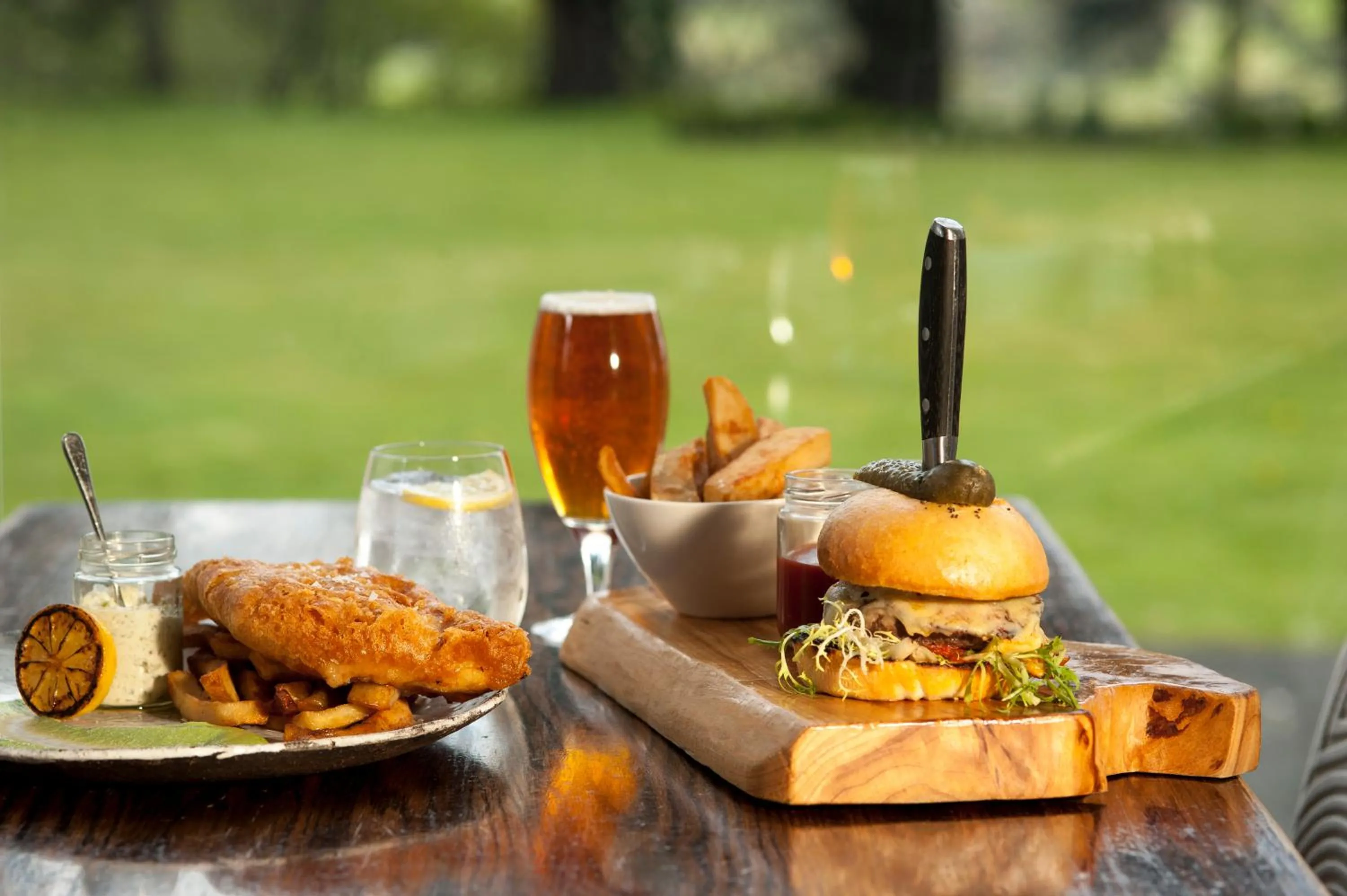 Food close-up in Mansion House Llansteffan