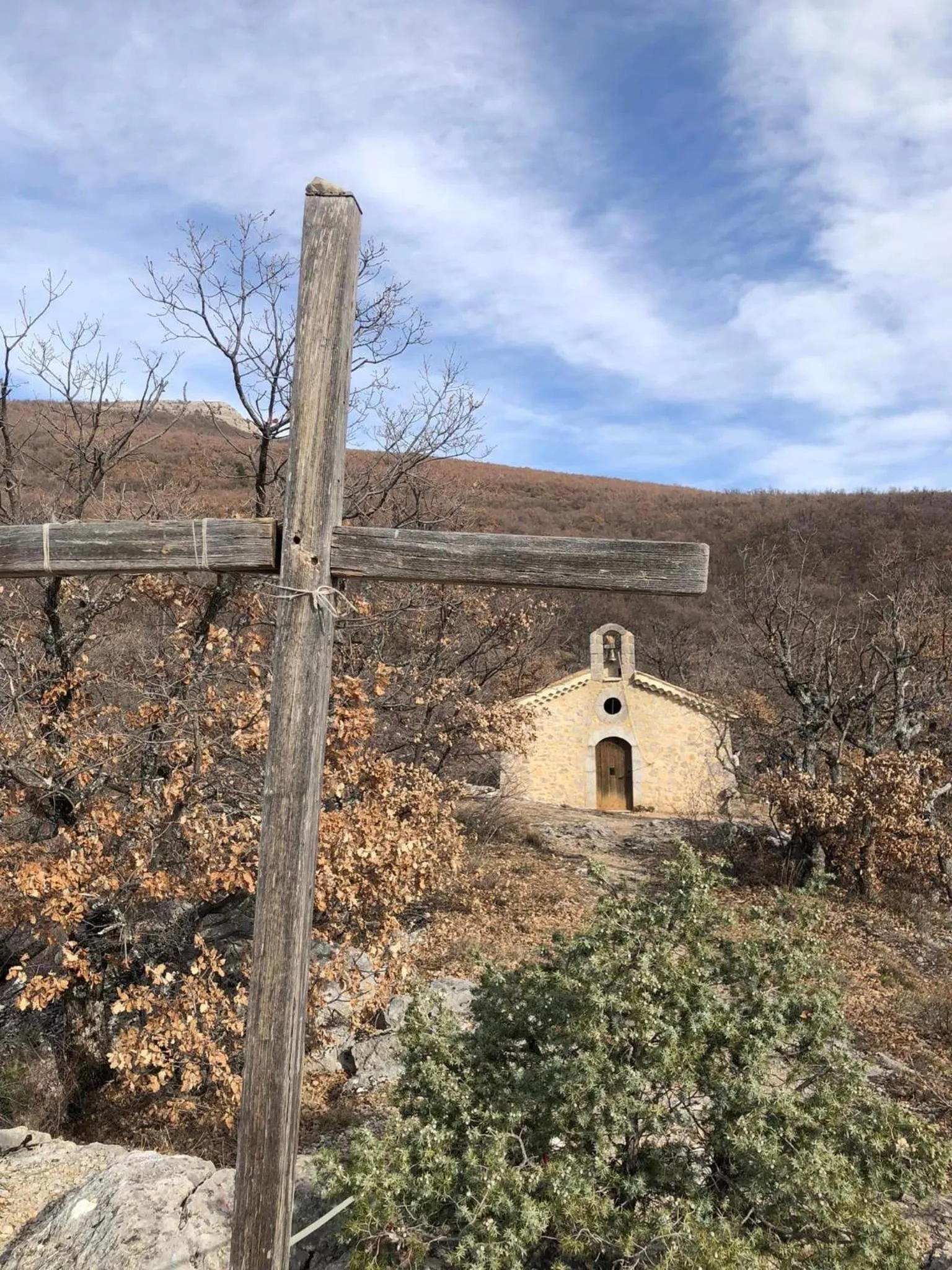 Natural landscape in Hotel L'Oustau de la Font