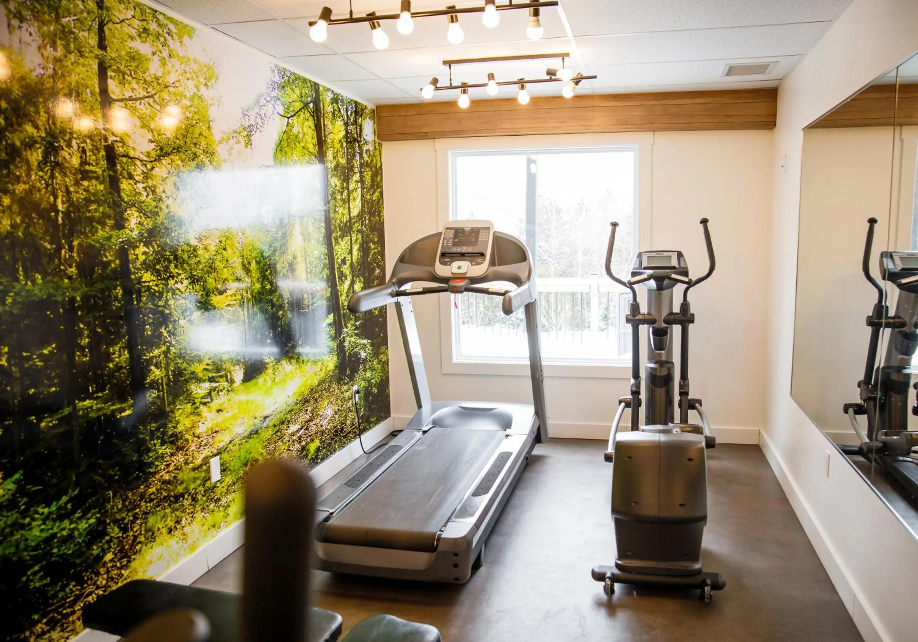 Fitness centre/facilities in AX Hotel