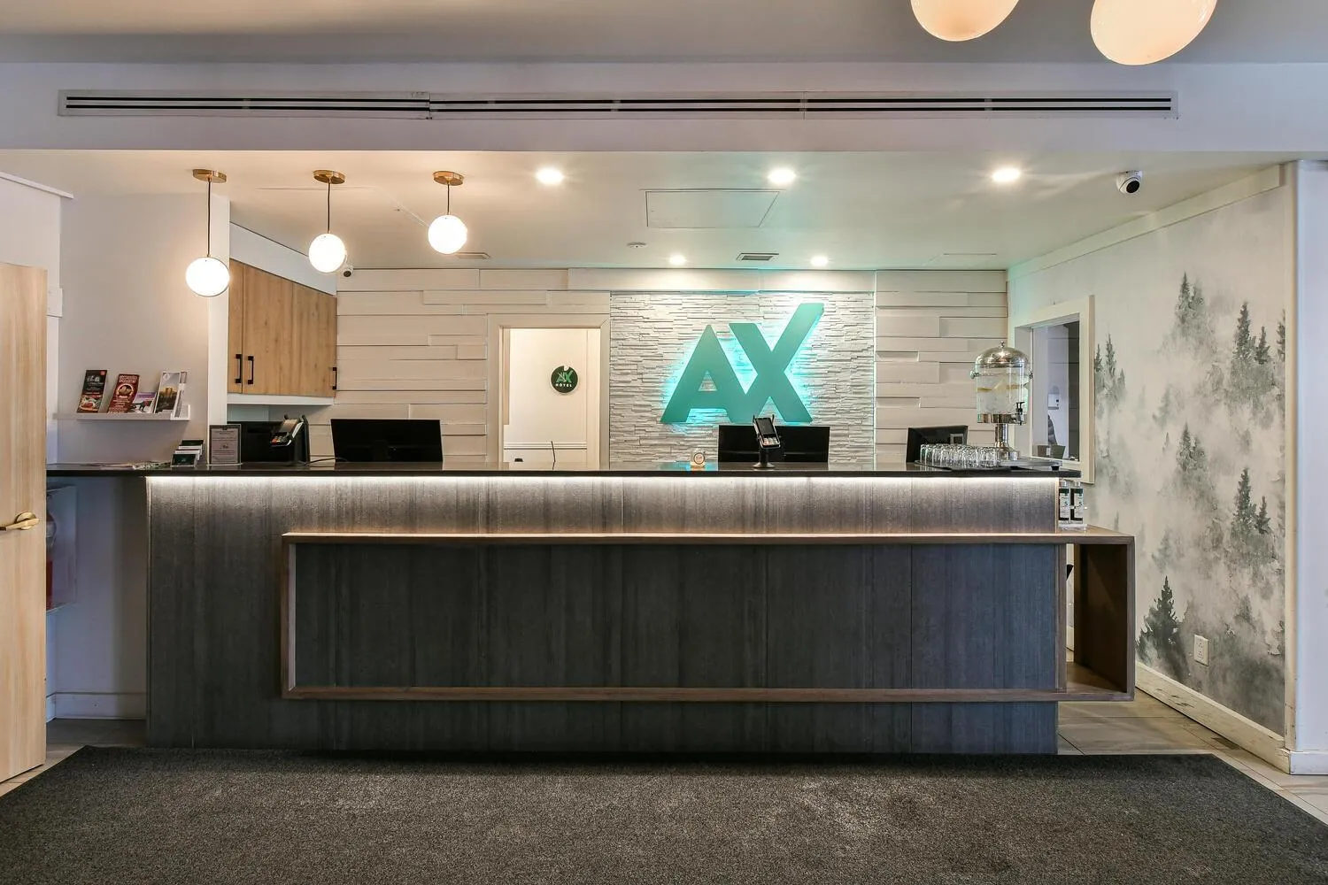 Lobby or reception in AX Hotel