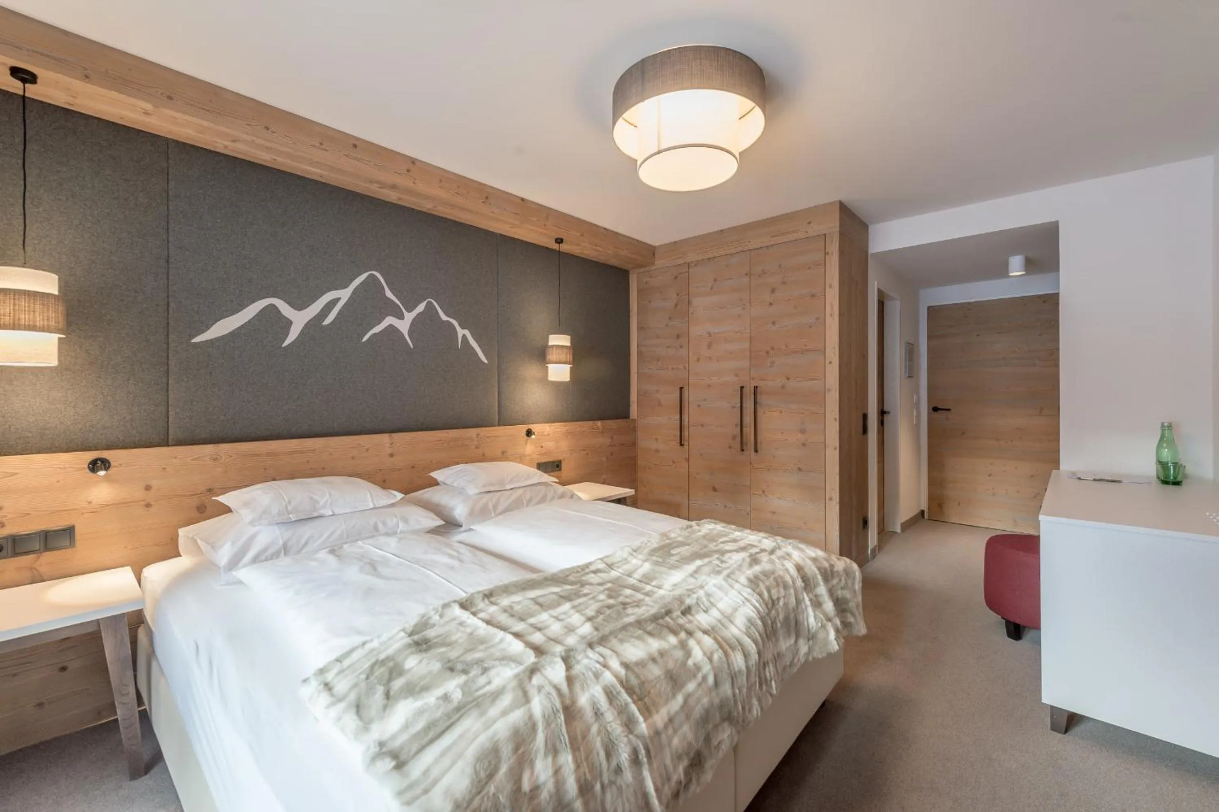 Bed in Hotel Gurglhof Superior